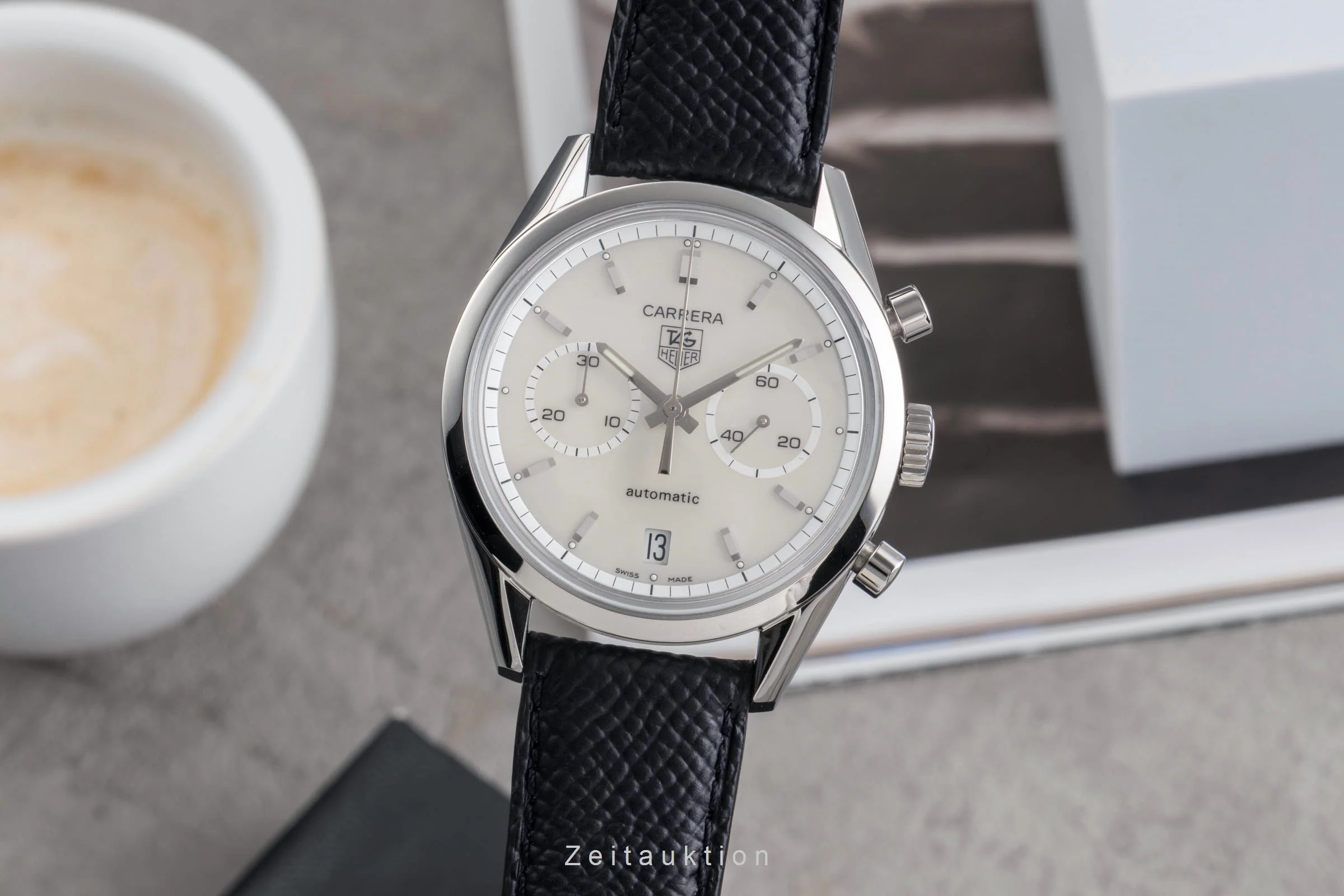 Tag Heuer Carrera chronograph steel automatic men's watch CV2115  [2504146] - Image 2