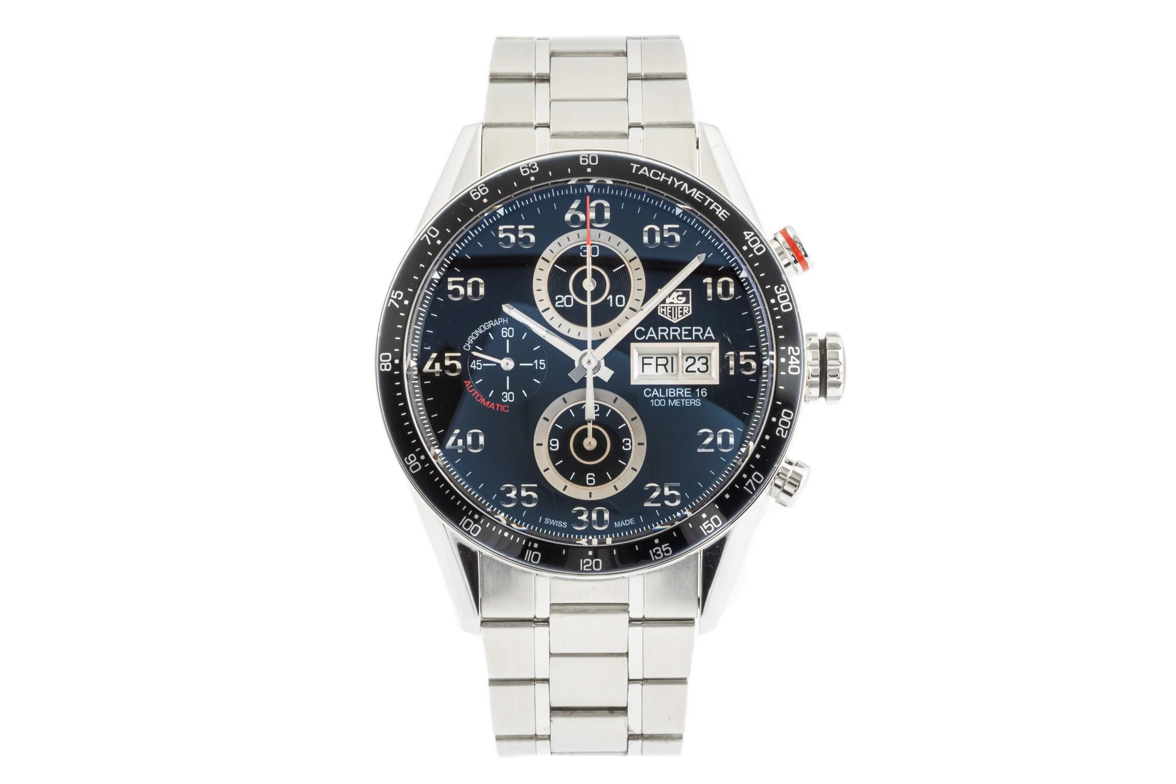 Tag Heuer Carrera chronograph steel automatic men's watch CV2A10 LP: 5150EUR  [2302619] - Image 4