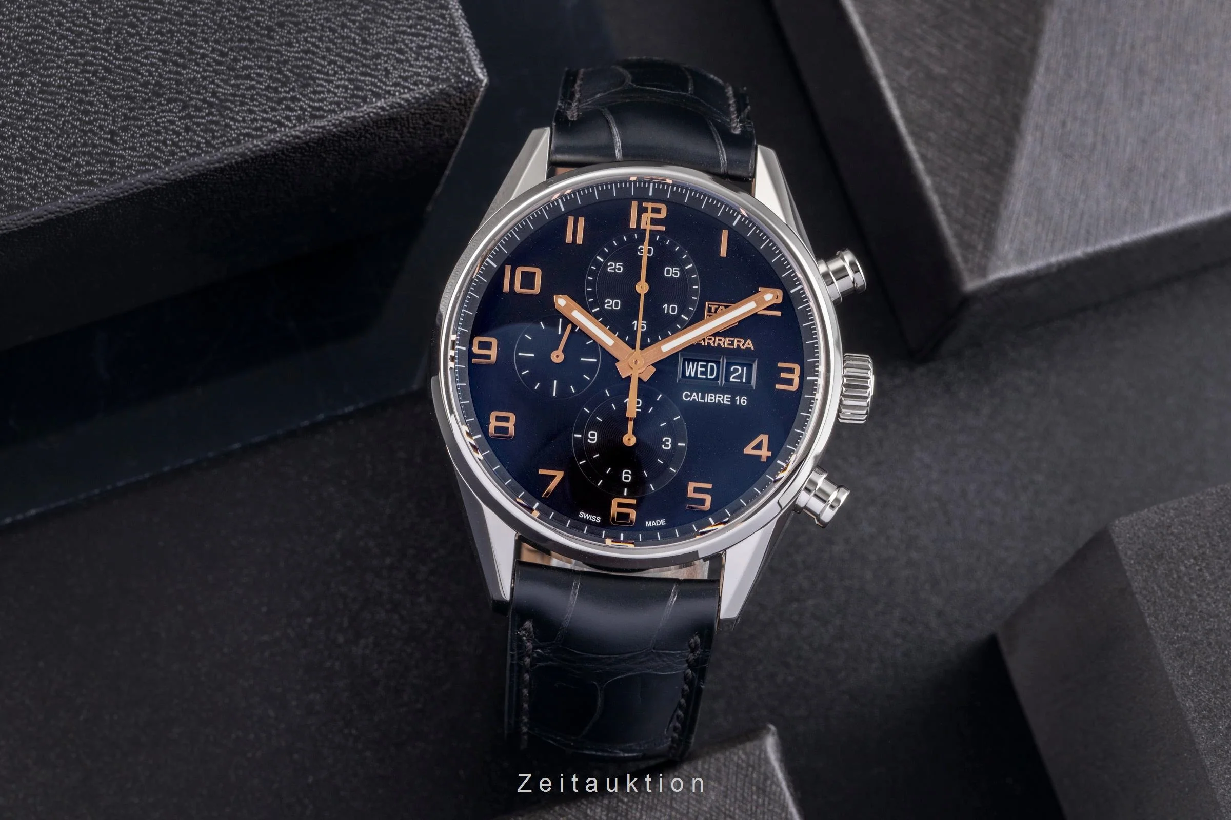 Tag Heuer Carrera chronograph steel automatic men's watch CV2A1AB.FC6379  [2504314] - Image 4