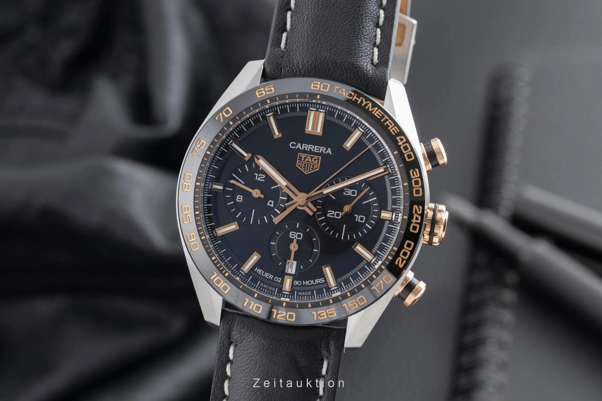 Tag Heuer Carrera chronograph steel / gold automatic men's watch CBN2A5A.FC6481 LP: 7800EUR  [2502690] - Image 2