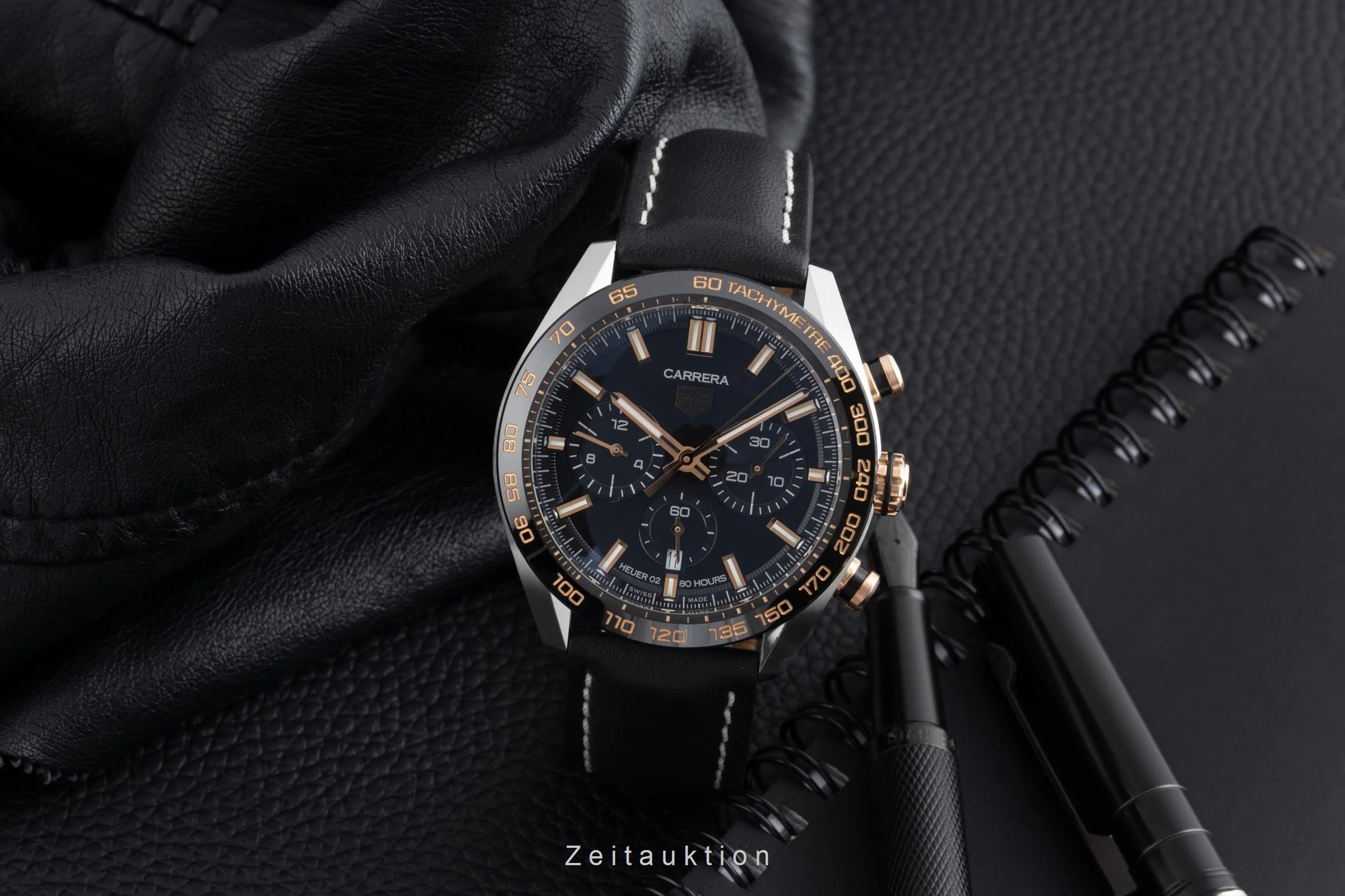 Tag Heuer Carrera chronograph steel / gold automatic men's watch CBN2A5A.FC6481 LP: 7800EUR  [2502690] - Image 4