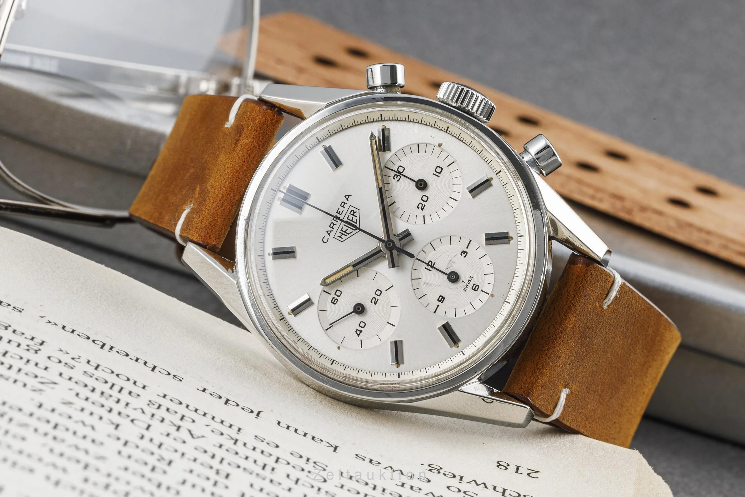 Tag Heuer Carrera chronograph steel manual winding men's watch 2447 LP: 0EUR  [2304164] - Image 2