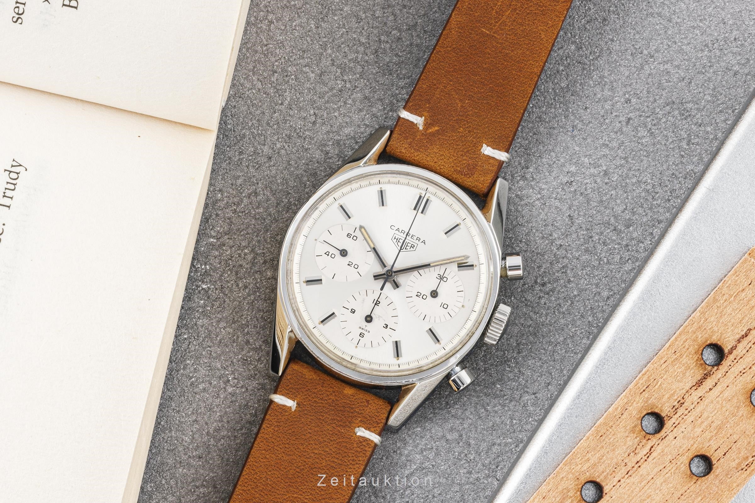 Tag Heuer Carrera chronograph steel manual winding men's watch 2447 LP: 0EUR  [2304164] - Image 3