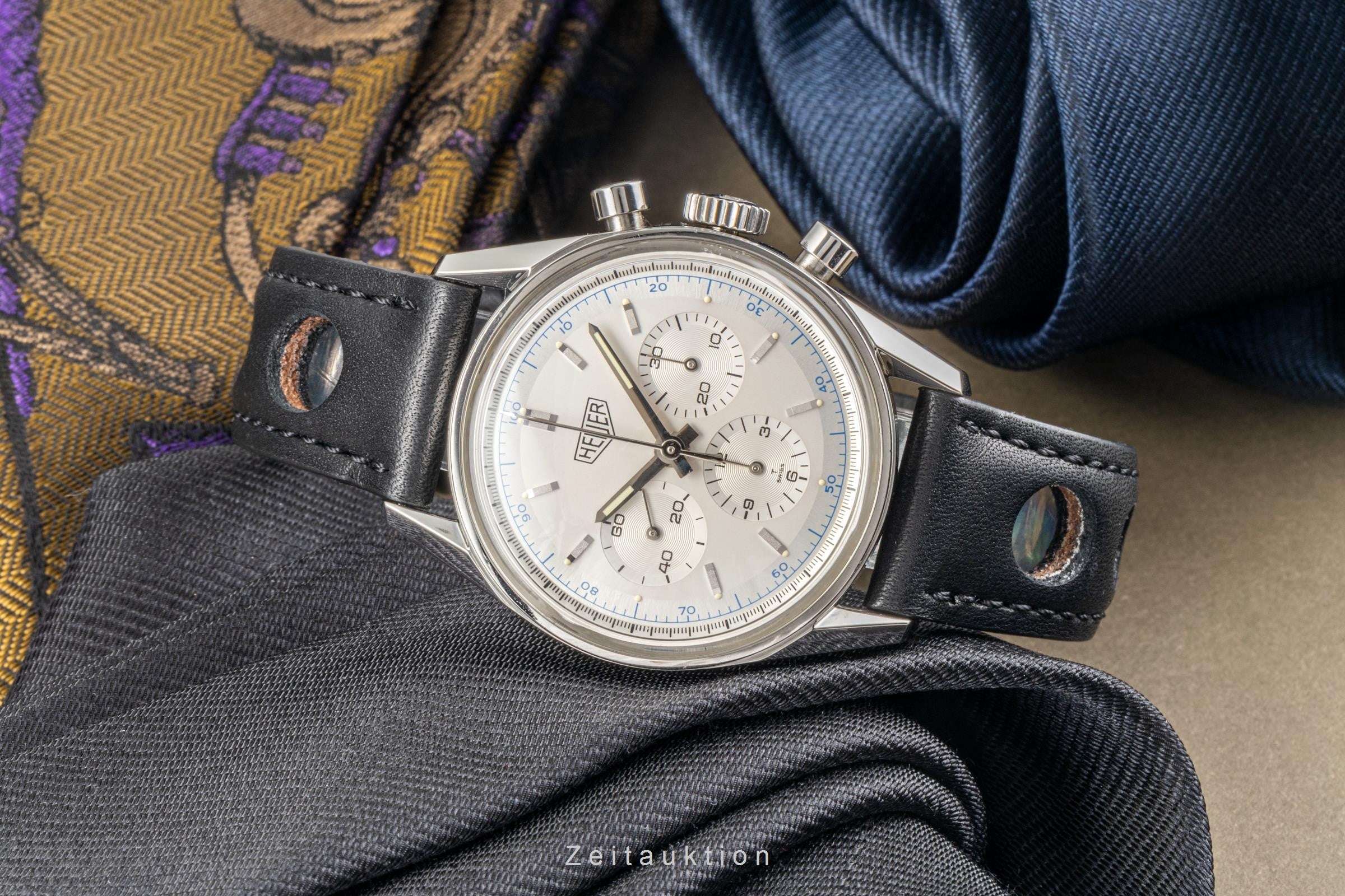 Tag Heuer Carrera chronograph steel manual winding men's watch CS3110  [2207460] - Image 2