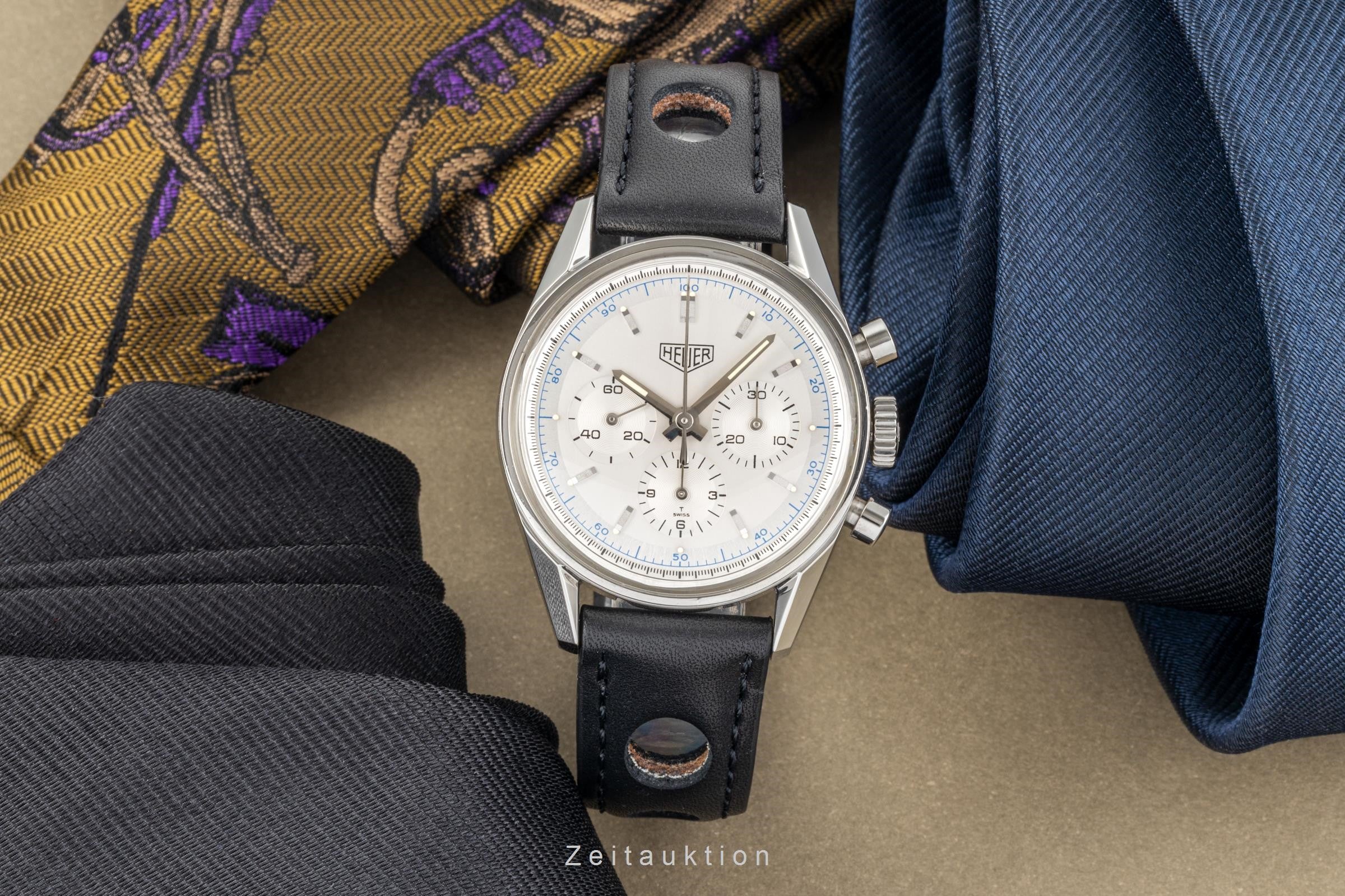 Tag Heuer Carrera chronograph steel manual winding men's watch CS3110  [2207460] - Image 3