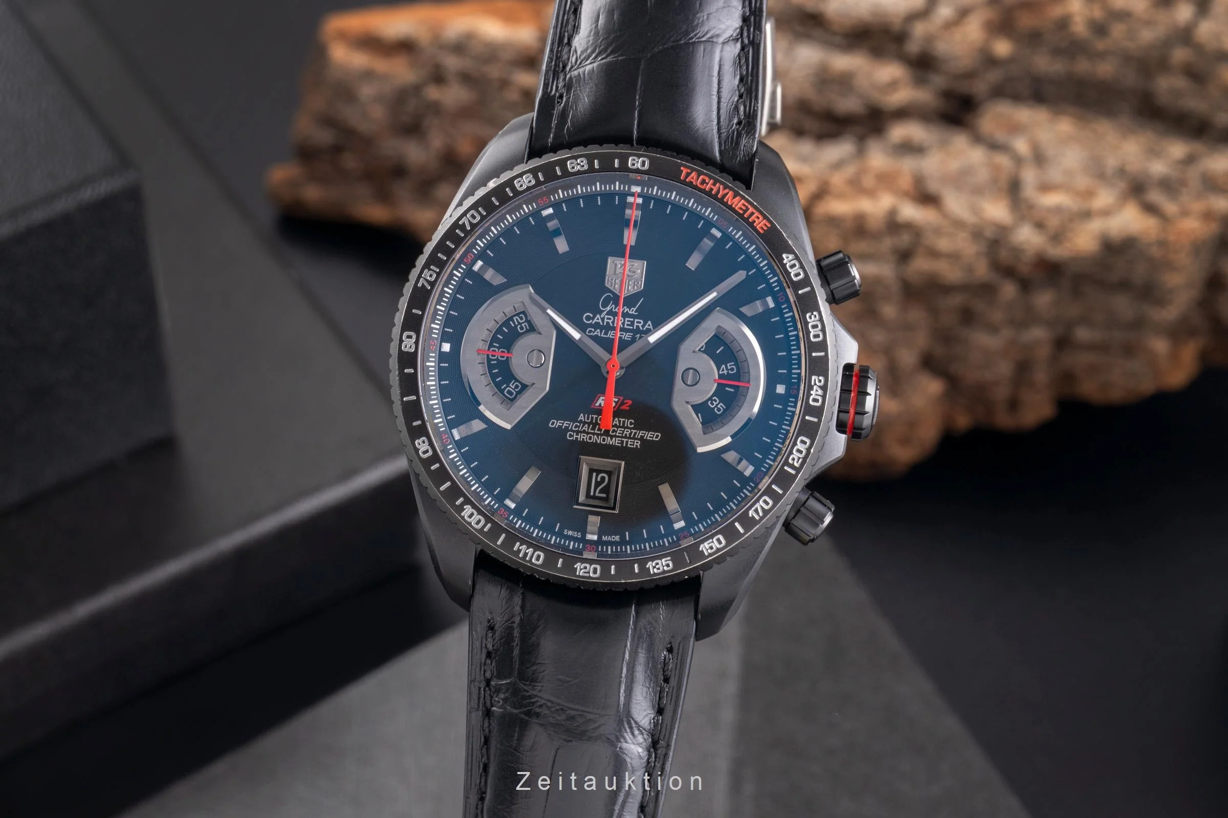 Tag Heuer Carrera chronograph titanium automatic men's watch CAV518B.FC6237	  [2504981] - Image 2