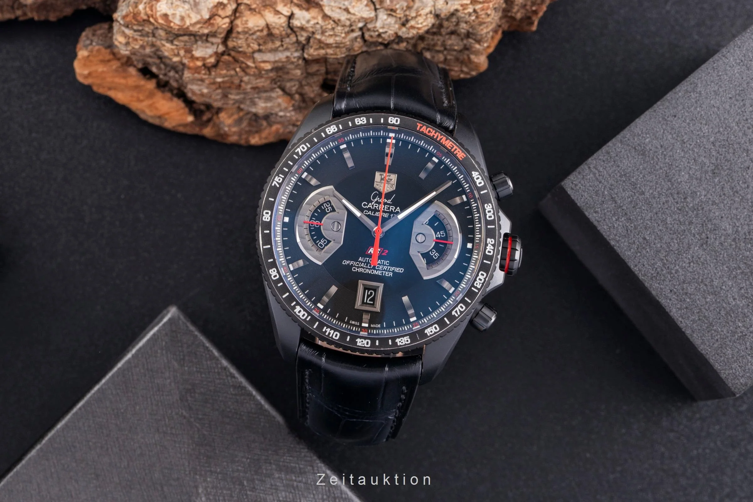 Tag Heuer Carrera chronograph titanium automatic men's watch CAV518B.FC6237	  [2504981] - Image 4