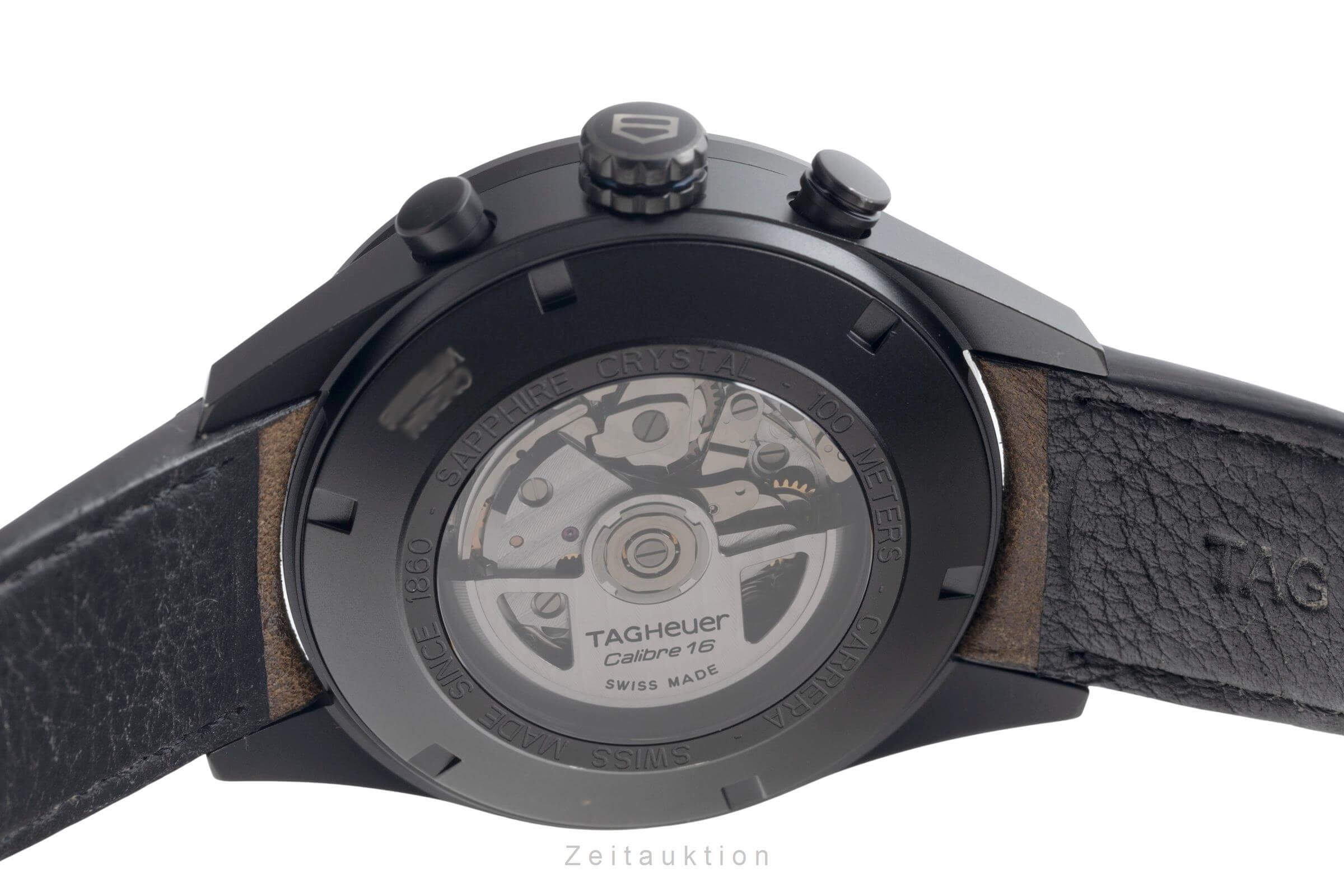 Tag Heuer Carrera chronograph titanium automatic men's watch CV2A84.FC6394  [2501957] - Image 10