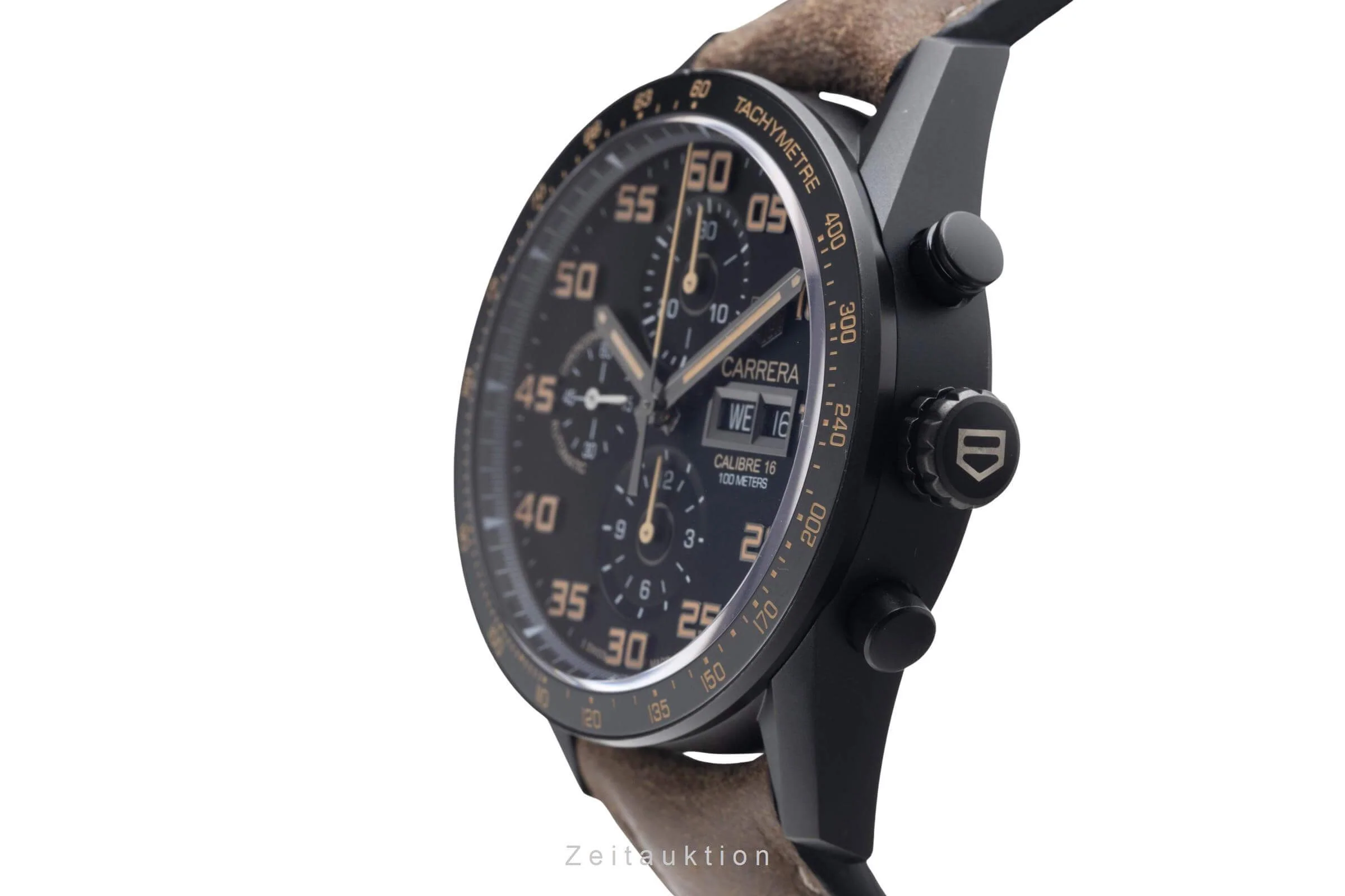 Tag Heuer Carrera chronograph titanium automatic men's watch CV2A84.FC6394  [2501957] - Image 7