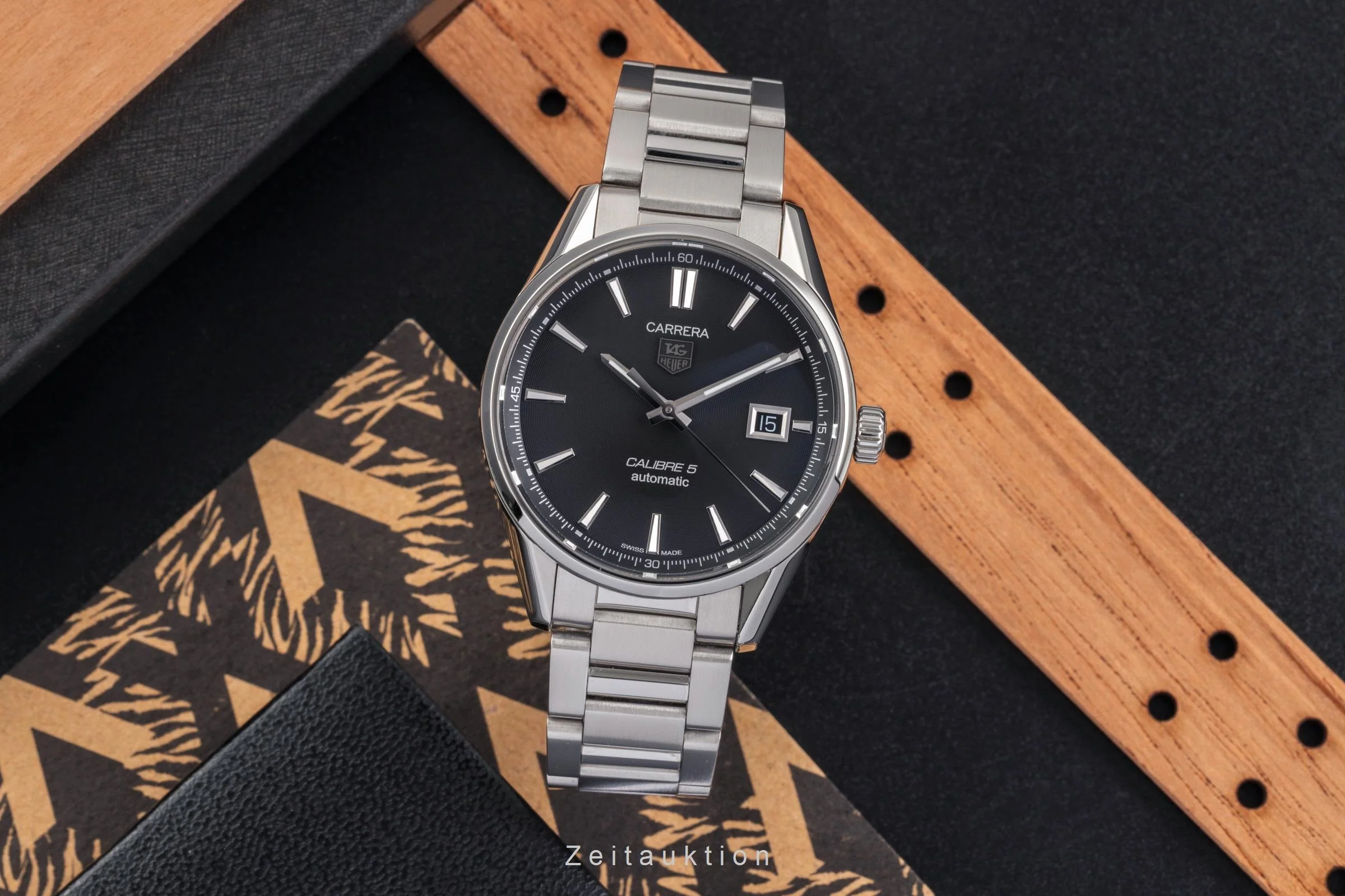 Tag Heuer Carrera steel automatic men's watch WAR211A-1  [2503455] - Image 4