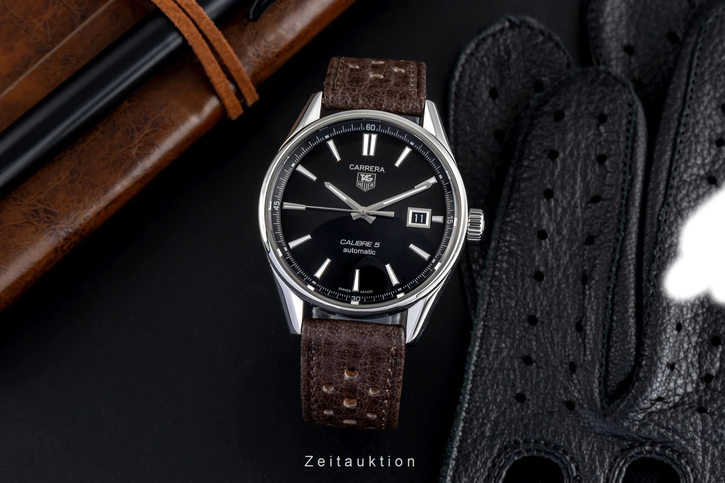 Tag Heuer Carrera steel automatic men's watch WAR211A  [2504231] - Image 4