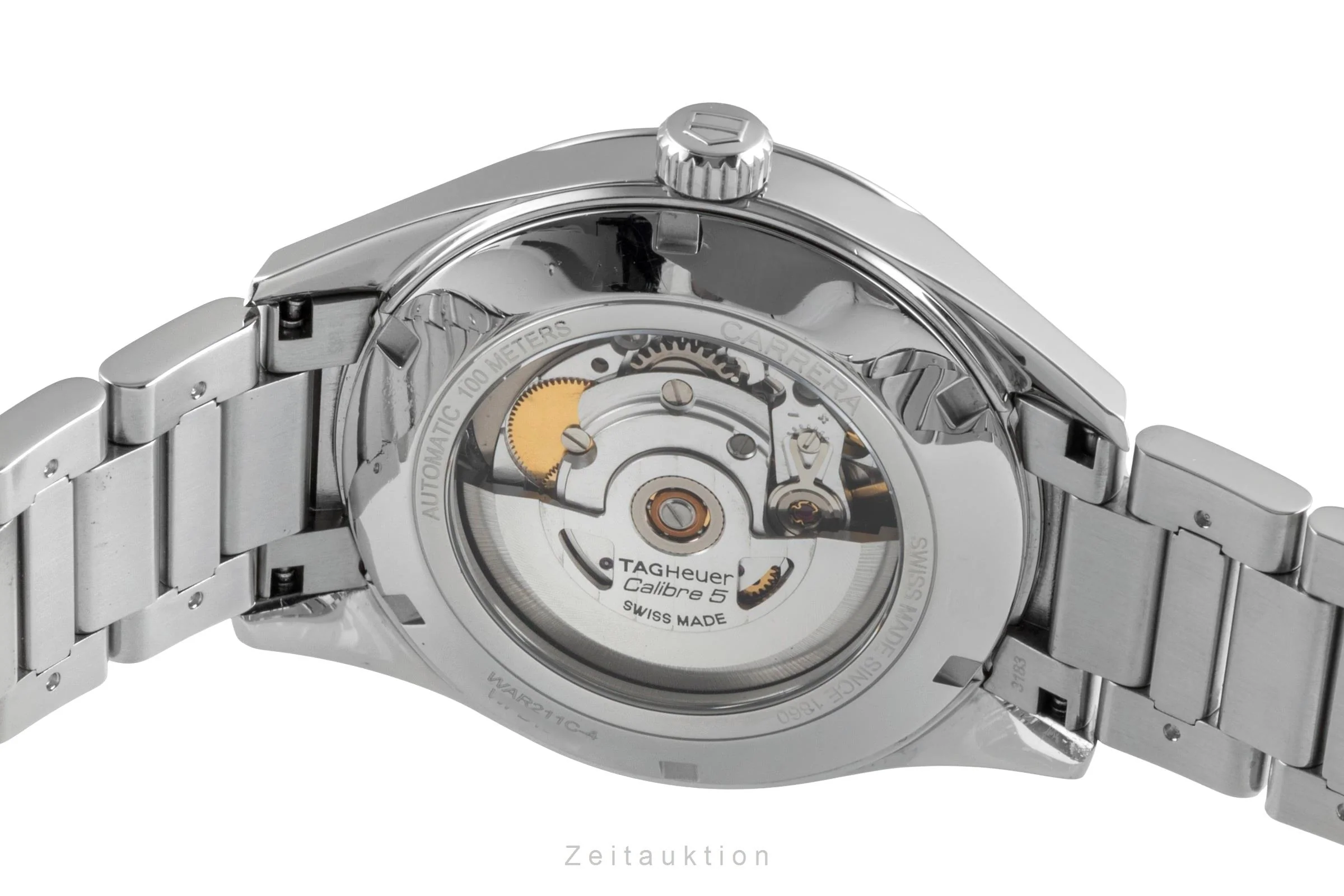 Tag Heuer Carrera steel automatic men's watch WAR211C.BA0782	  [2507042] - Image 12