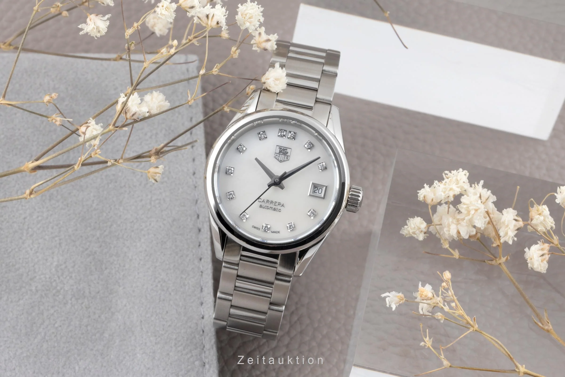Tag Heuer Carrera steel automatic women's watch WAR2414.BA0776 LP: 4300EUR  [2506785] - Image 4