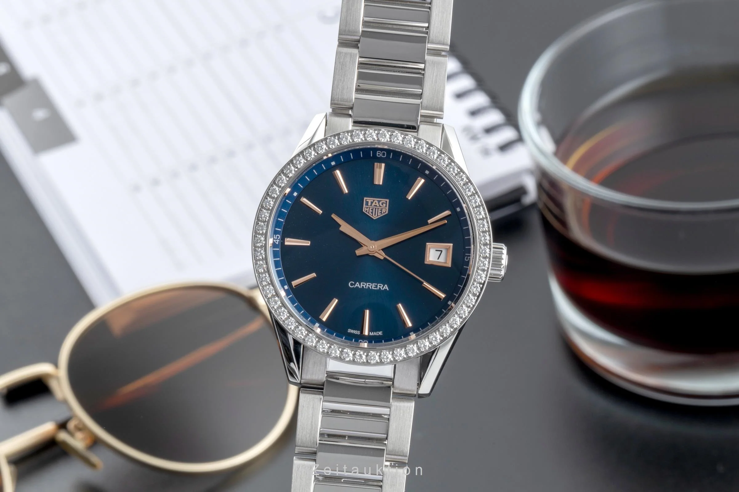 Tag Heuer Carrera steel quartz women's watch WBK1317.BA0652 LP: 5750EUR  [2600257] - Image 2