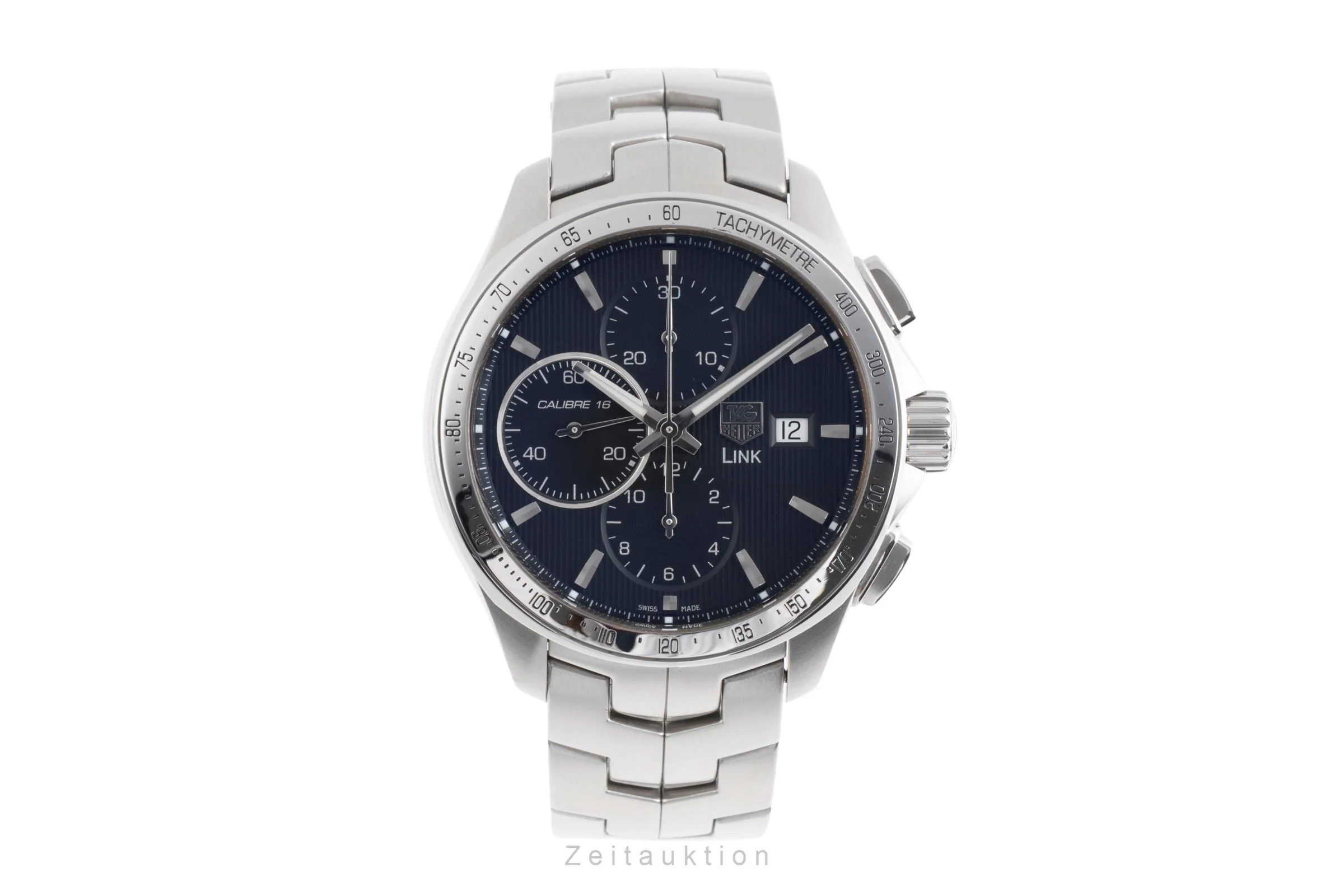 Tag Heuer Link chronograph steel automatic men's watch CAT2010  [2502792] - Image 5