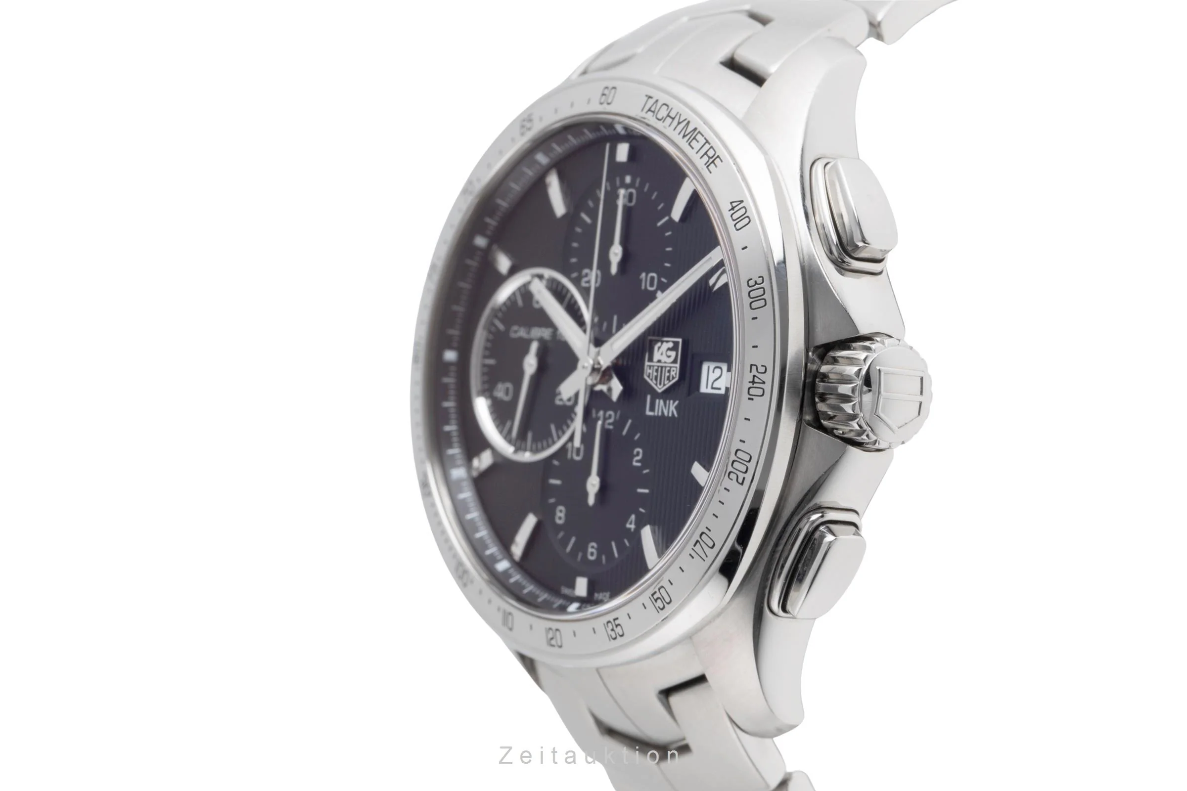 Tag Heuer Link chronograph steel automatic men's watch CAT2010  [2502792] - Image 7