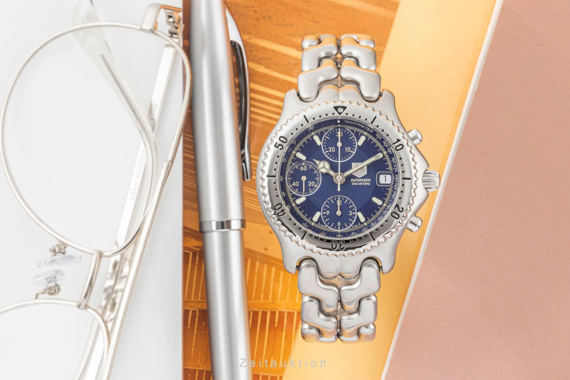 Tag Heuer Link chronograph steel automatic men's watch CG2111-R0  [2400405] - Image 2
