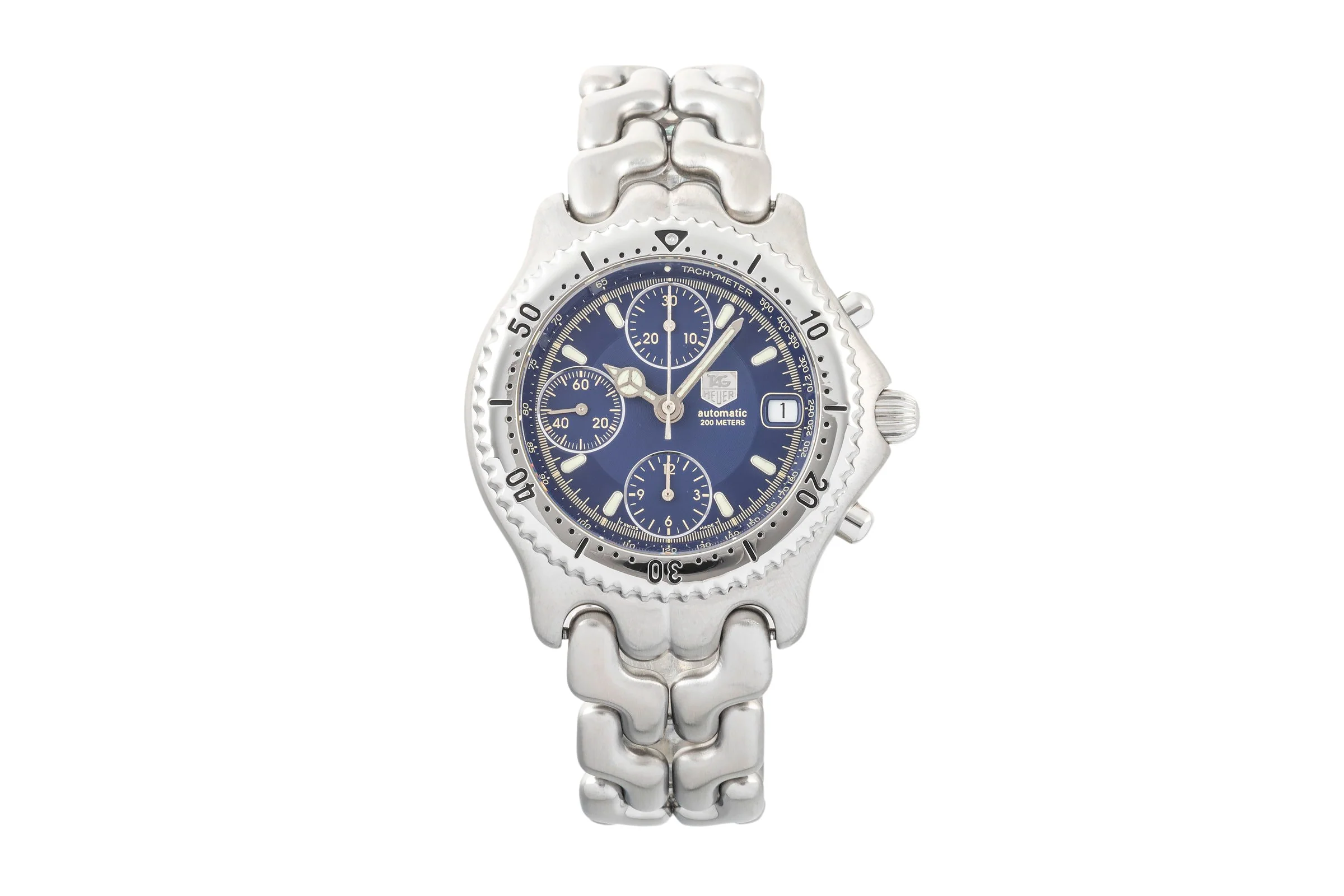 Tag Heuer Link chronograph steel automatic men's watch CG2111-R0  [2400405] - Image 4