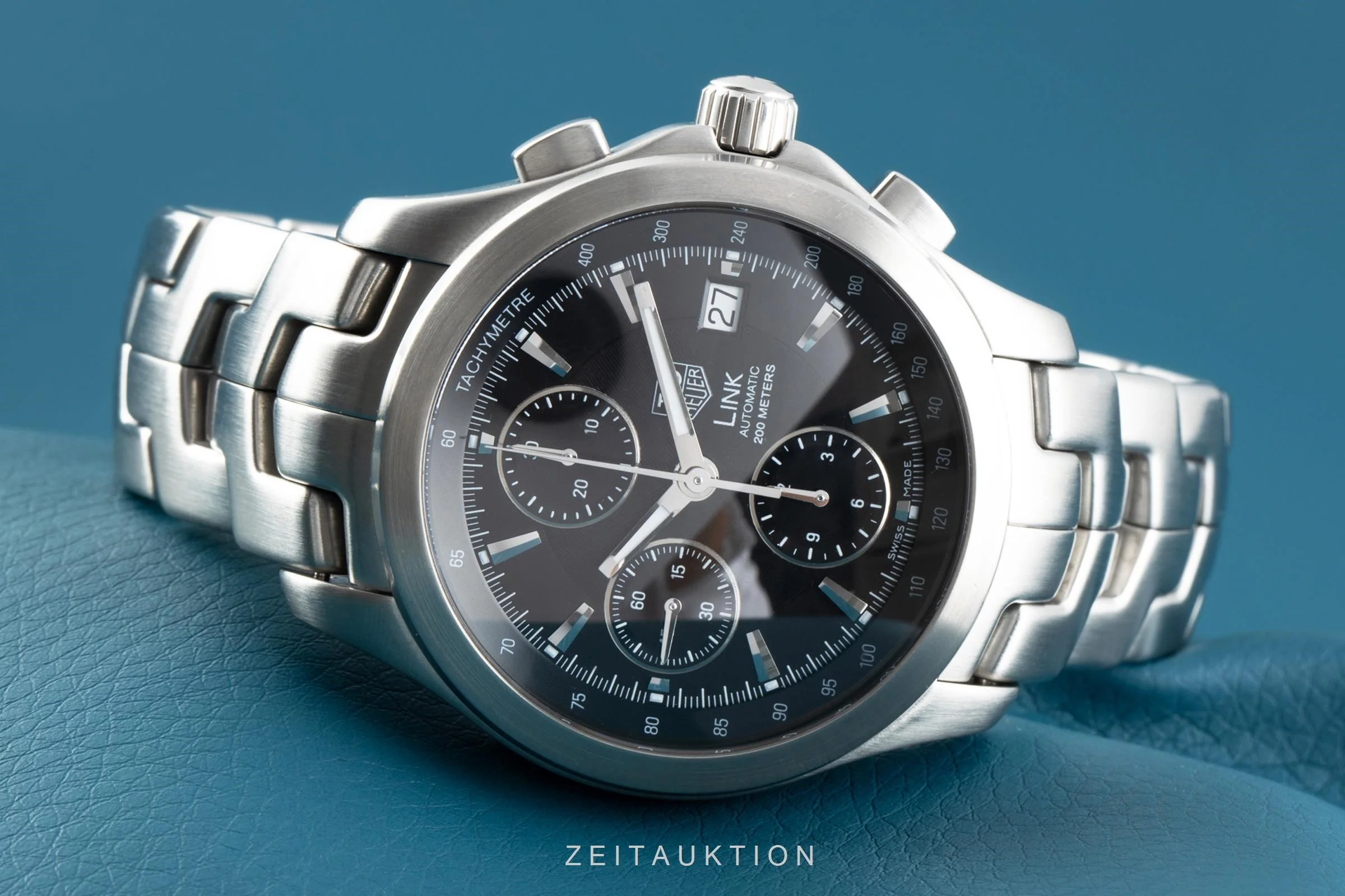 Tag Heuer Link chronograph steel automatic men's watch CJF2110  [2104132] - Image 2