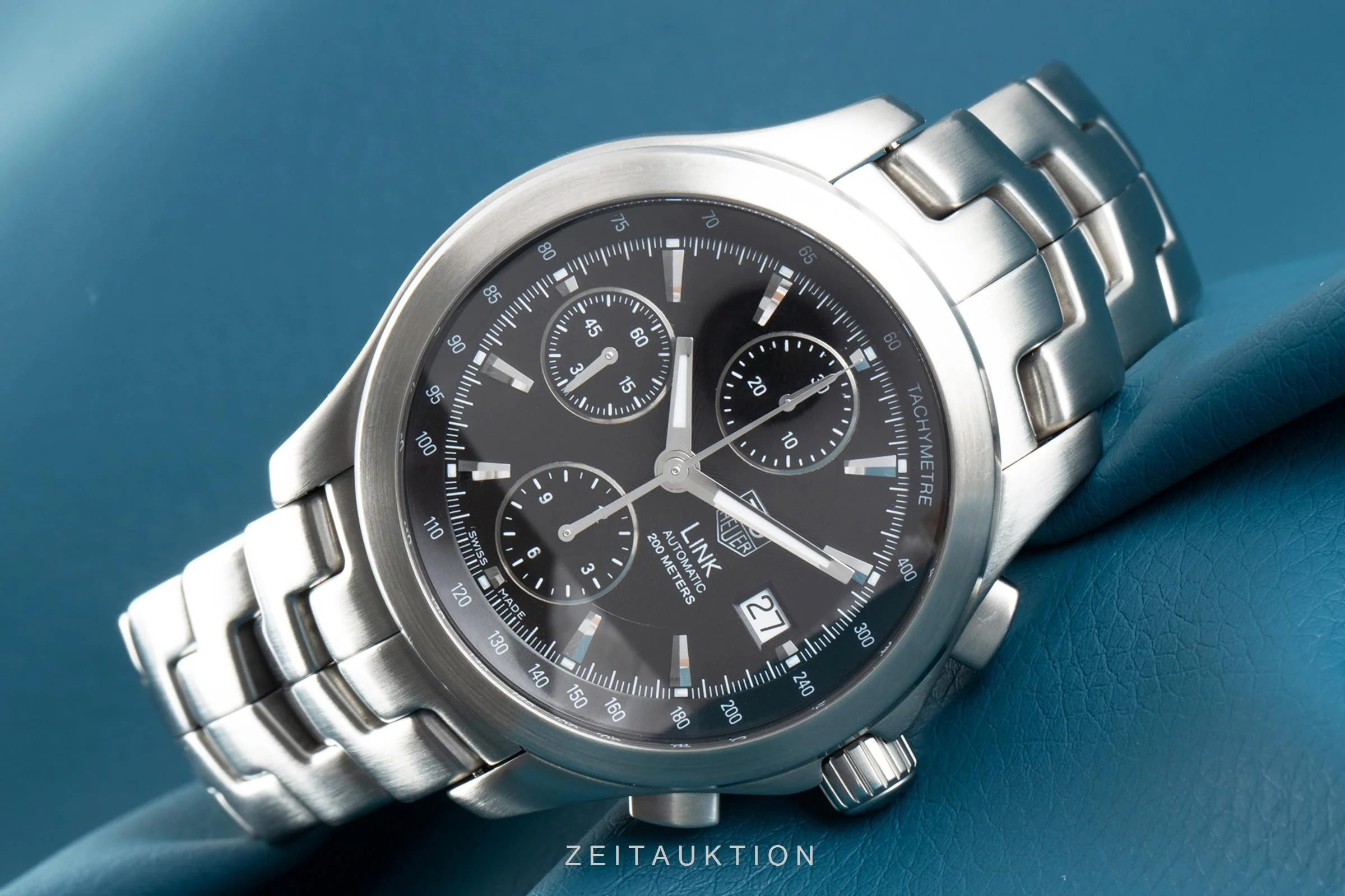 Tag Heuer Link chronograph steel automatic men's watch CJF2110  [2104132] - Image 3