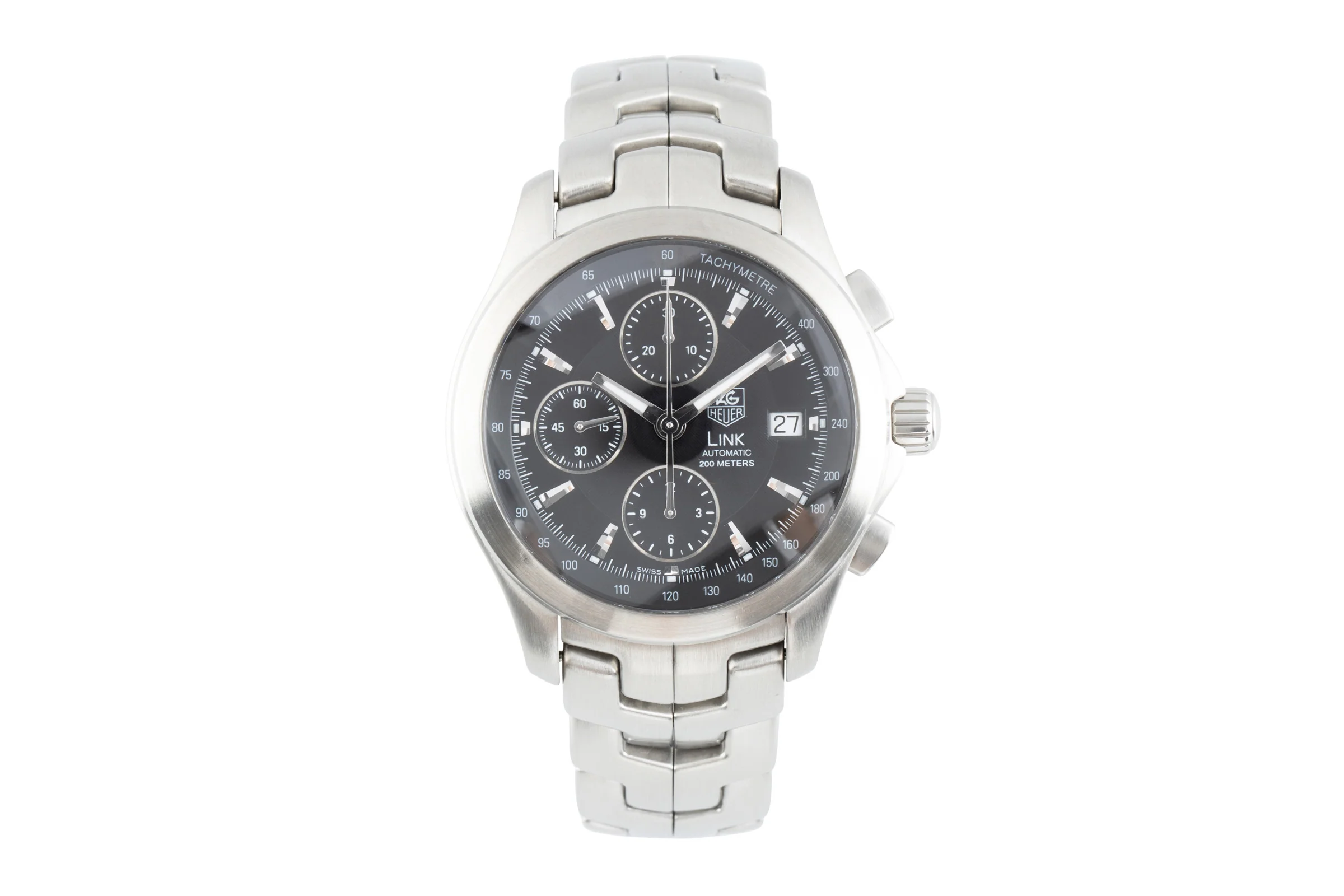 Tag Heuer Link chronograph steel automatic men's watch CJF2110  [2104132] - Image 4