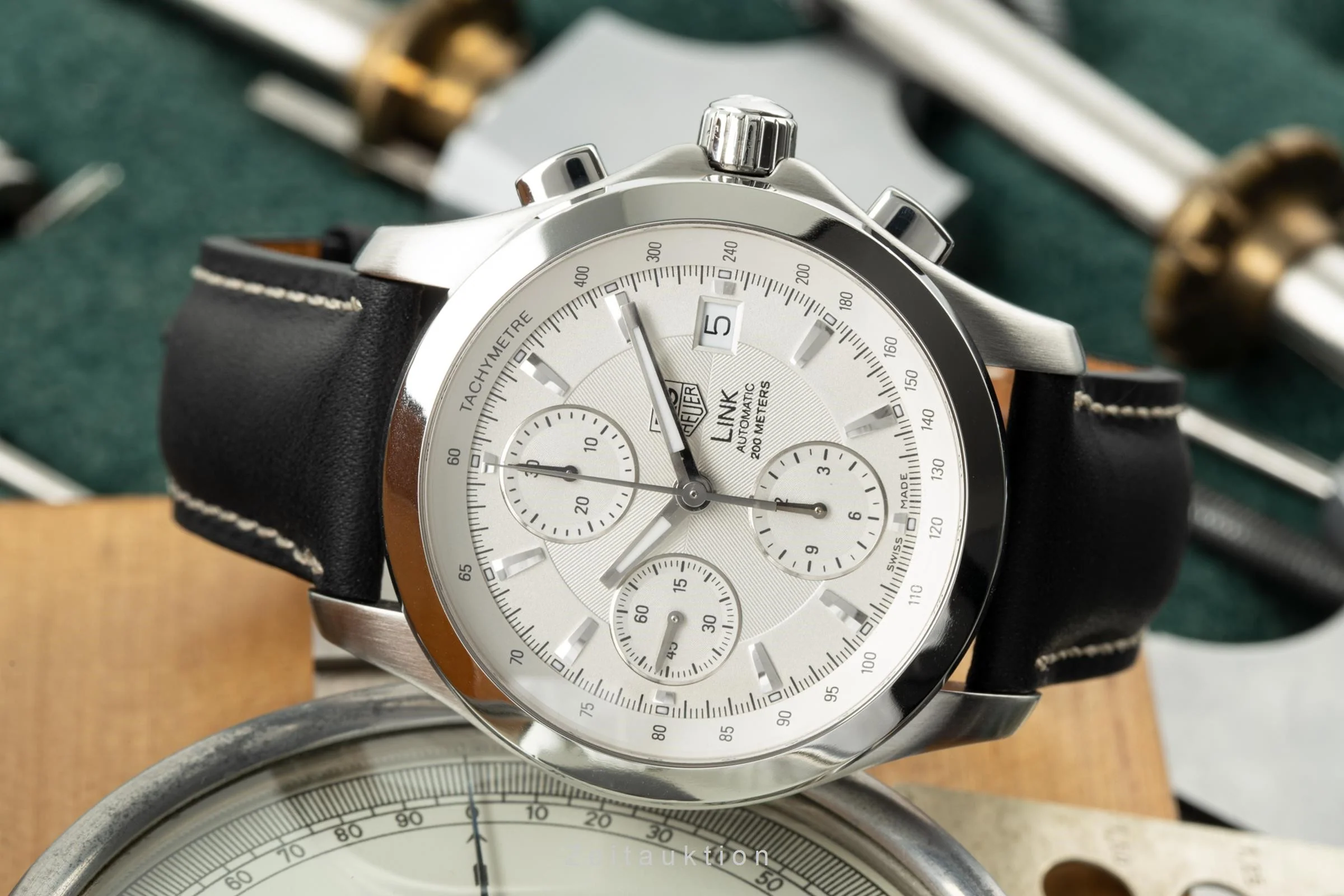 Tag Heuer Link chronograph steel automatic men's watch CJF2111 LP: 4250EUR  [2200613] - Image 2