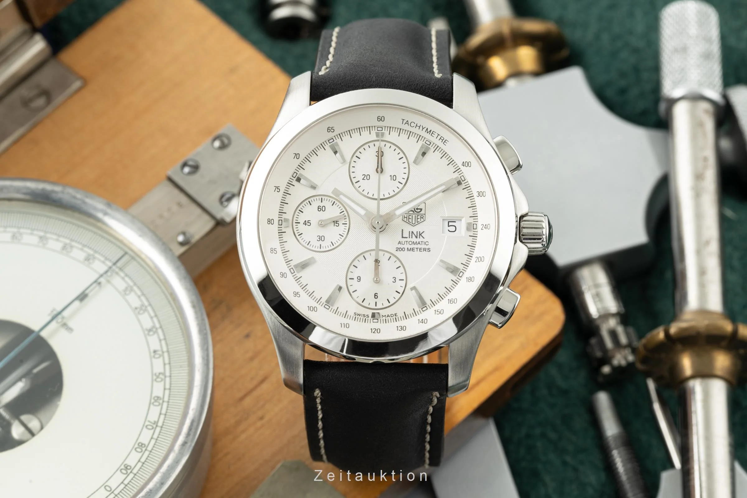 Tag Heuer Link chronograph steel automatic men's watch CJF2111 LP: 4250EUR  [2200613] - Image 3