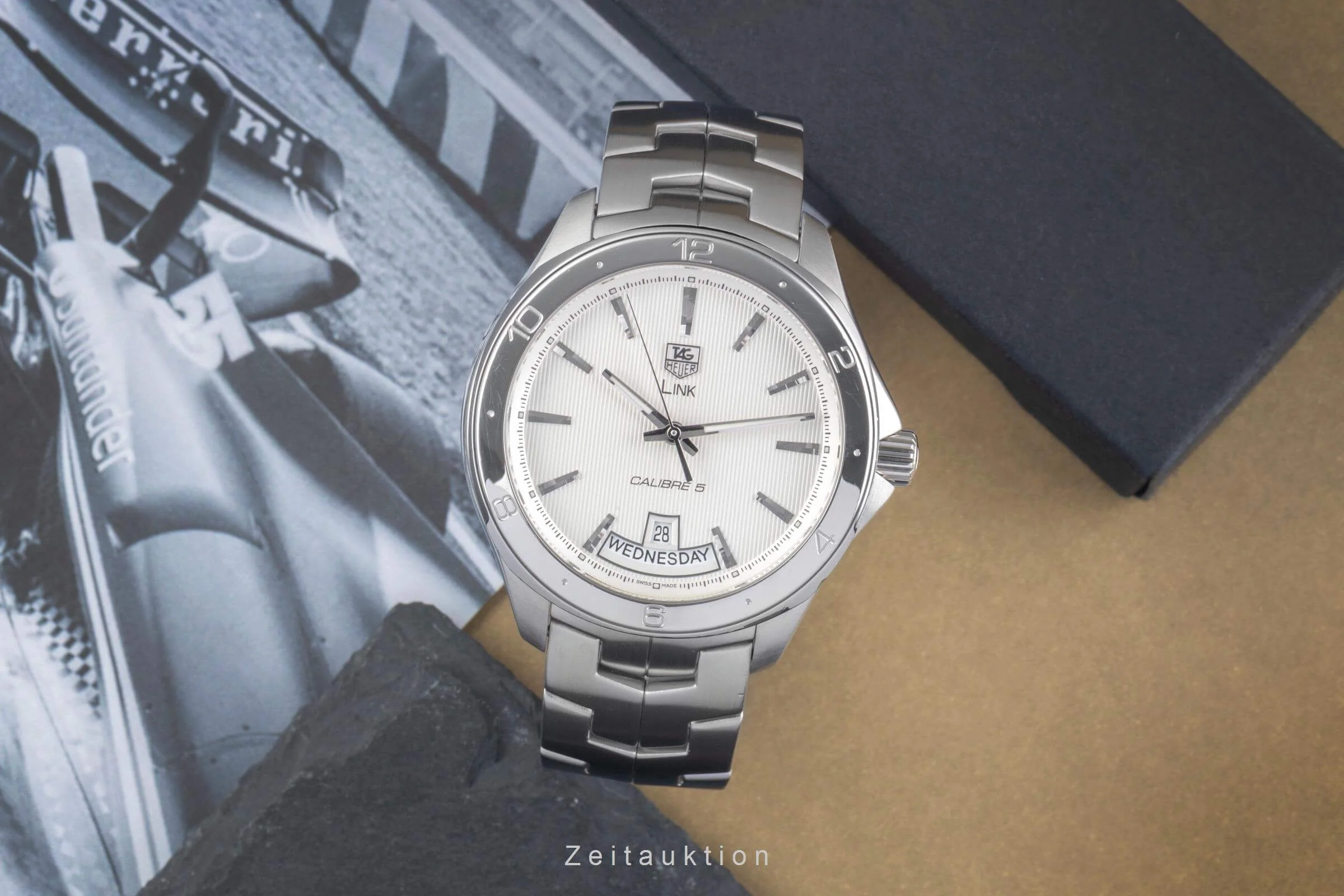 Tag Heuer Link steel automatic men's watch WAT2011 LP: 3700EUR  [2500484] - Image 4