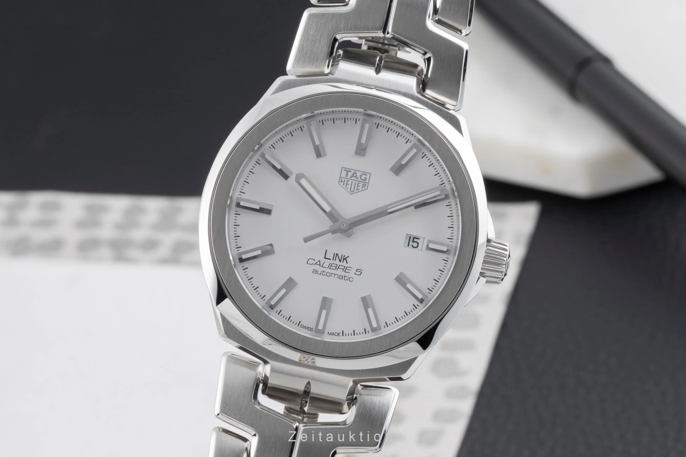 Tag Heuer Link steel automatic men's watch WBC2111.BA0603  [2504605] - Image 2