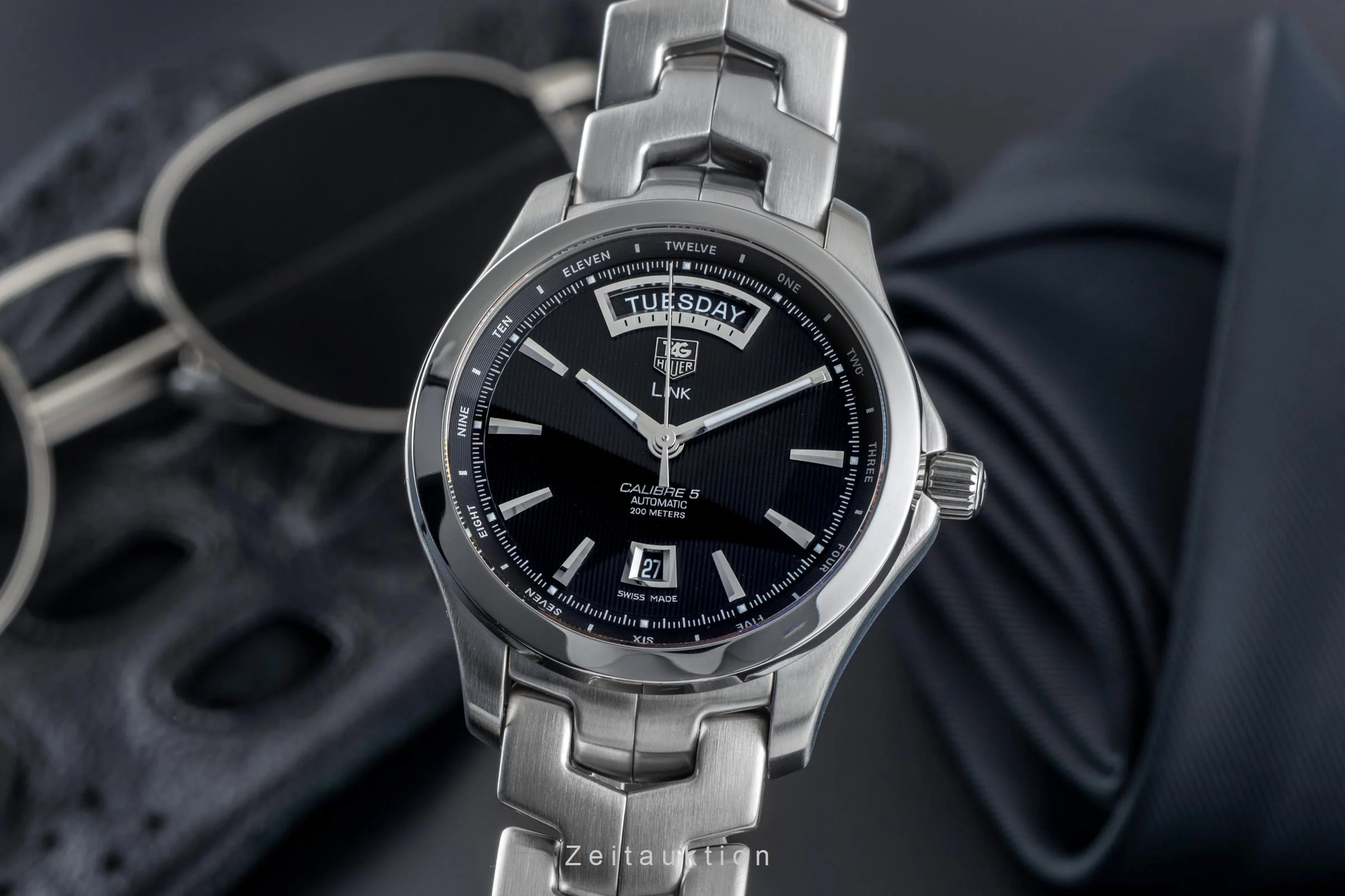 Tag Heuer Link steel automatic men's watch WJF2010  [2502480] - Image 2