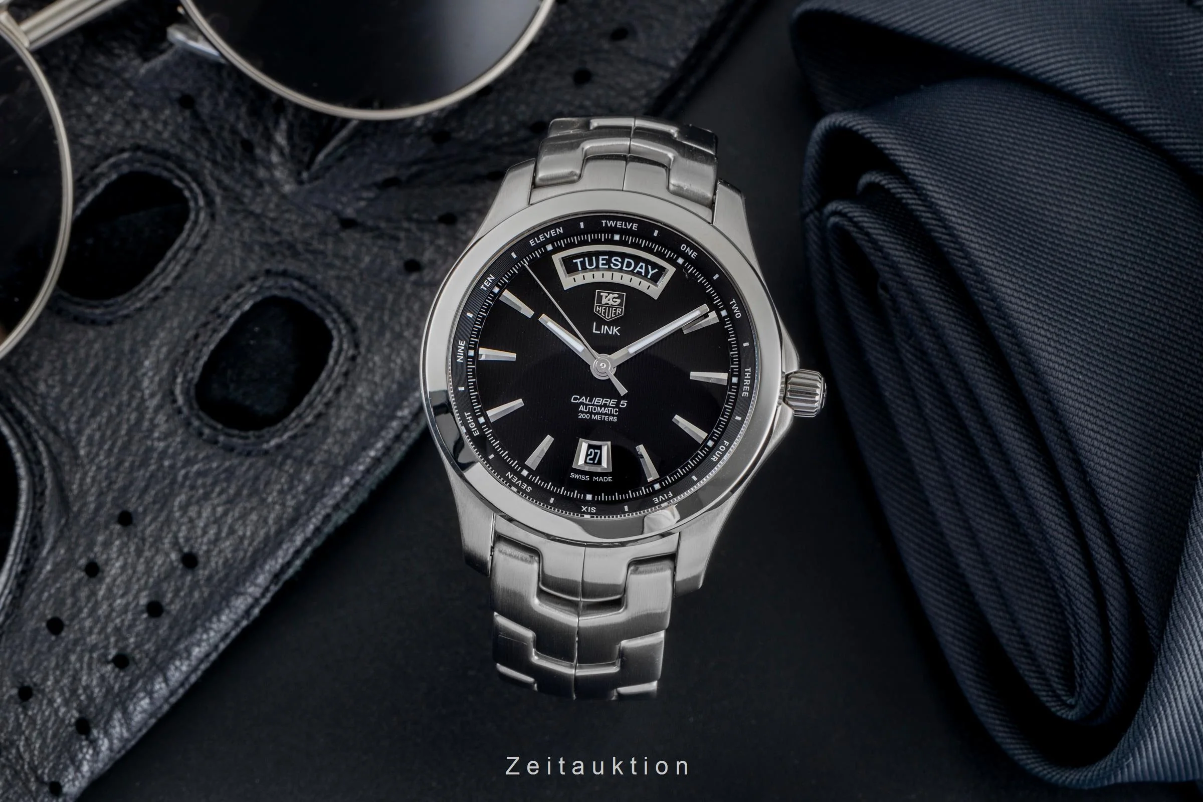 Tag Heuer Link steel automatic men's watch WJF2010  [2502480] - Image 4
