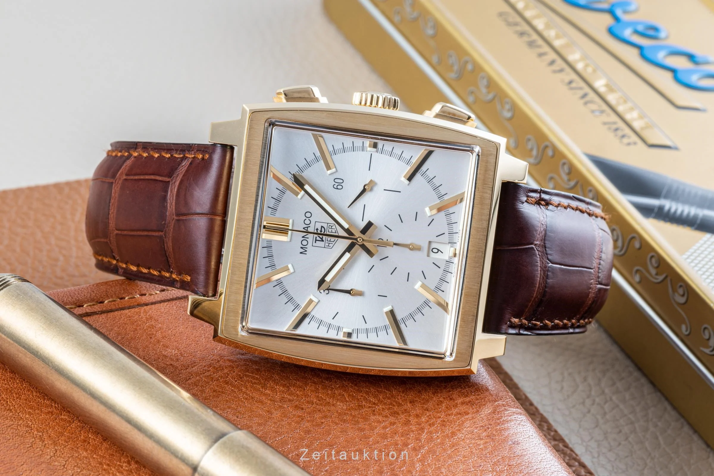 Tag Heuer Monaco chronograph 18 ct gold automatic men's watch CW5140  [2205268] - Image 2
