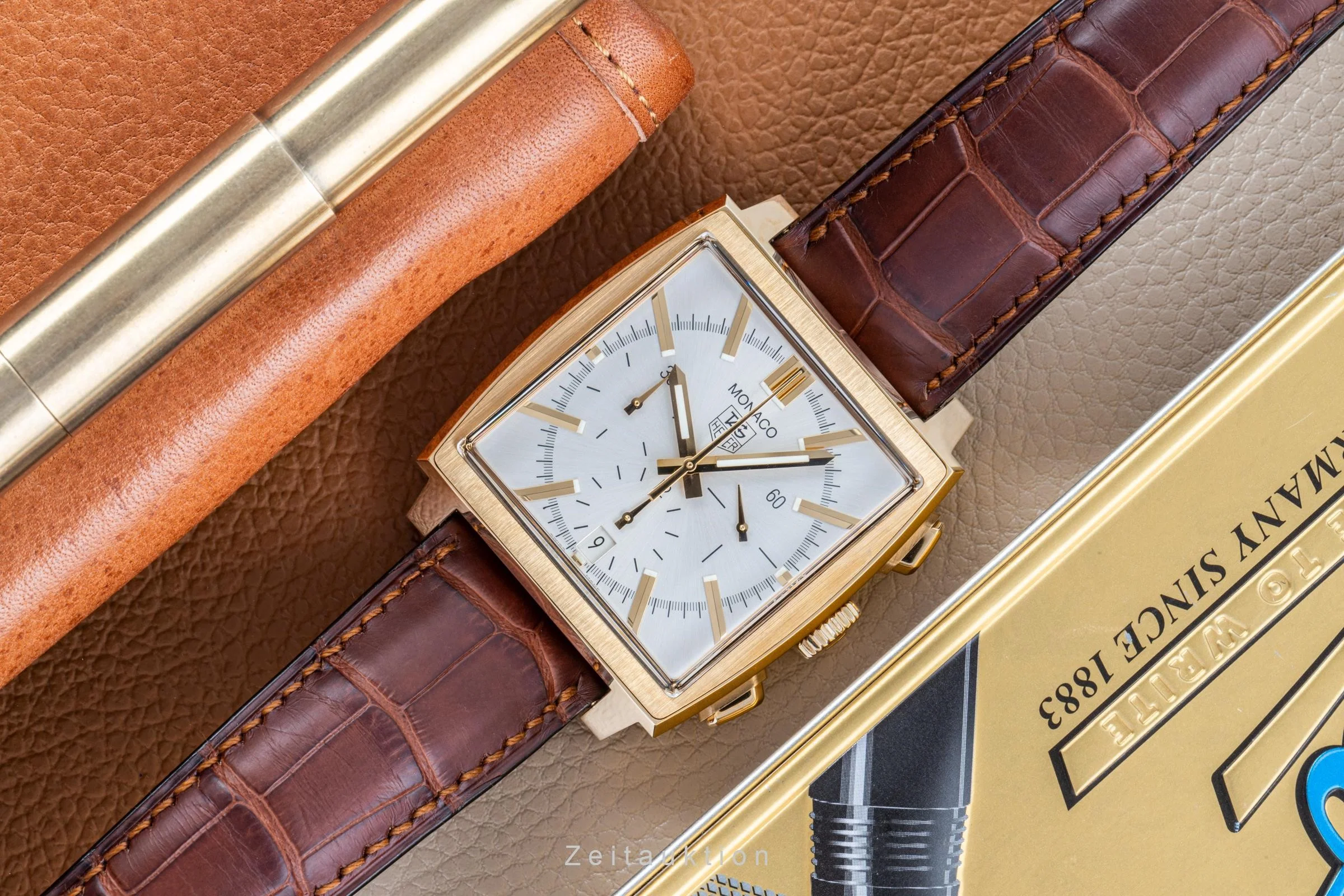 Tag Heuer Monaco chronograph 18 ct gold automatic men's watch CW5140  [2205268] - Image 3