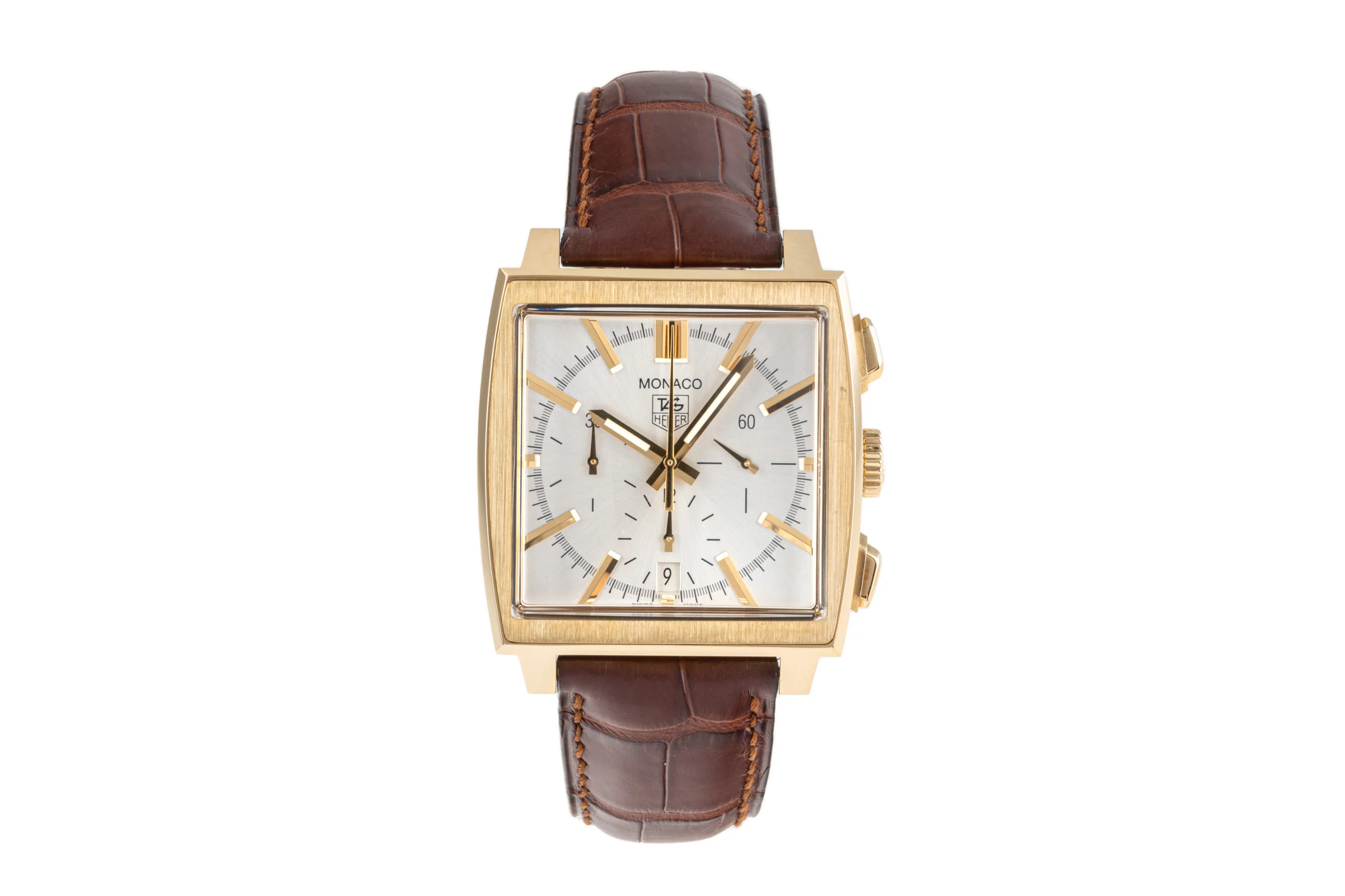 Tag Heuer Monaco chronograph 18 ct gold automatic men's watch CW5140  [2205268] - Image 4