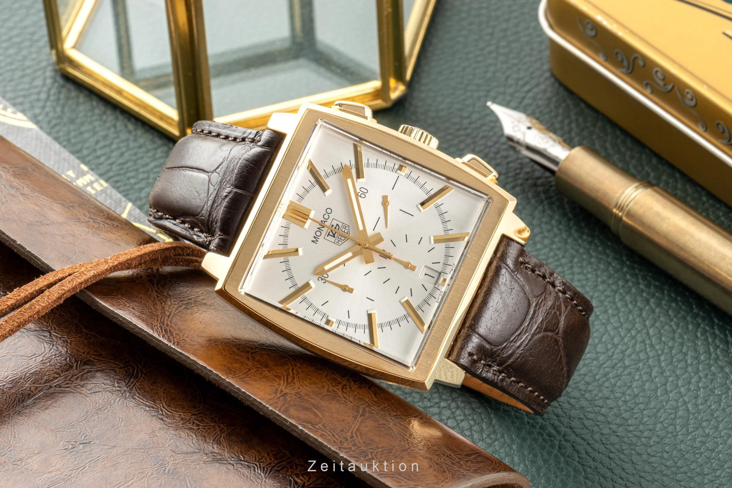 Tag Heuer Monaco chronograph 18 ct gold automatic men's watch CW5140  [2300486] - Image 3