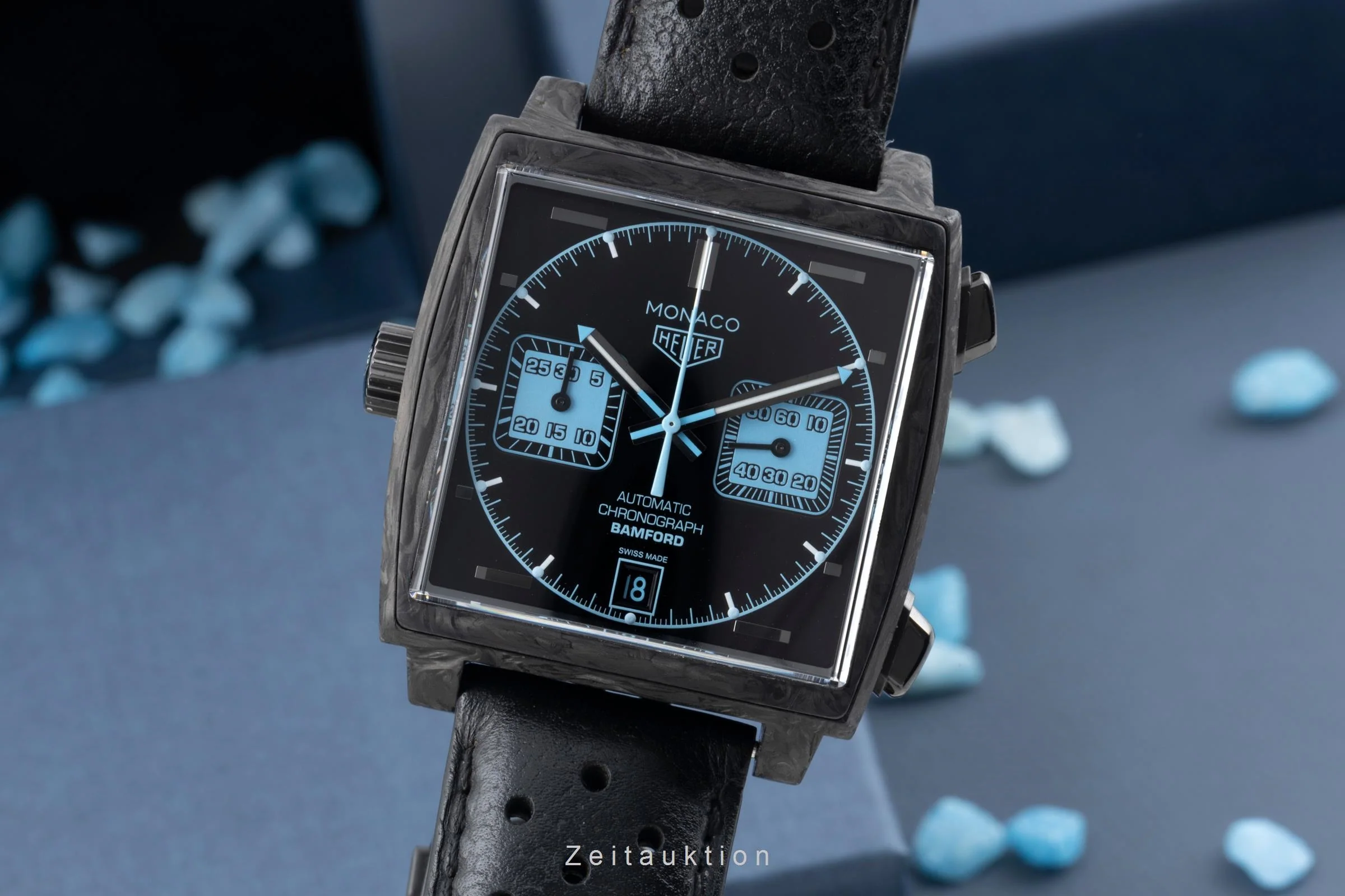 Tag Heuer Monaco chronograph carbon automatic men's watch CAW2190.FC6437 Limited  [2505874] - Image 2