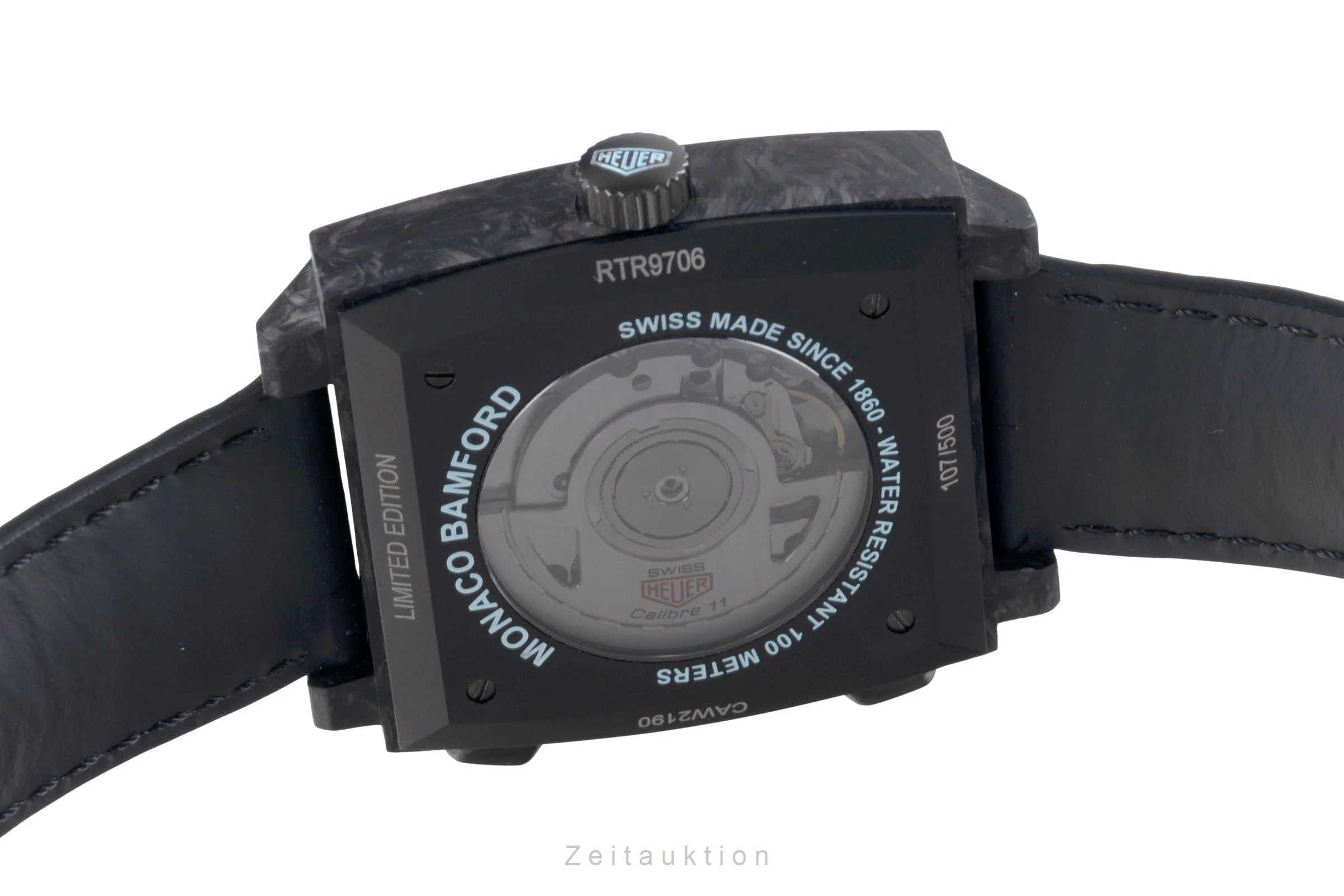 Tag Heuer Monaco chronograph carbon automatic men's watch CAW2190.FC6437 Limited  [2506994] - Image 12