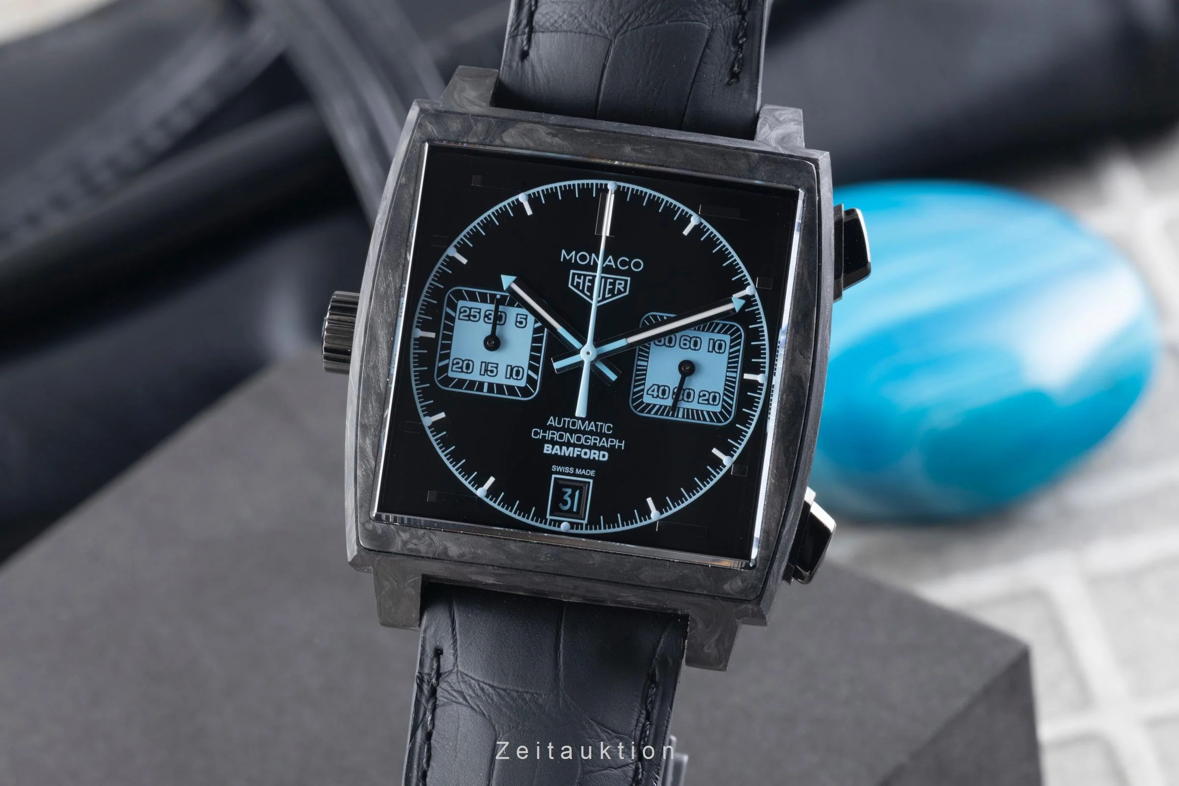Tag Heuer Monaco chronograph carbon automatic men's watch CAW2190.FC6437 Limited  [2506994] - Image 2