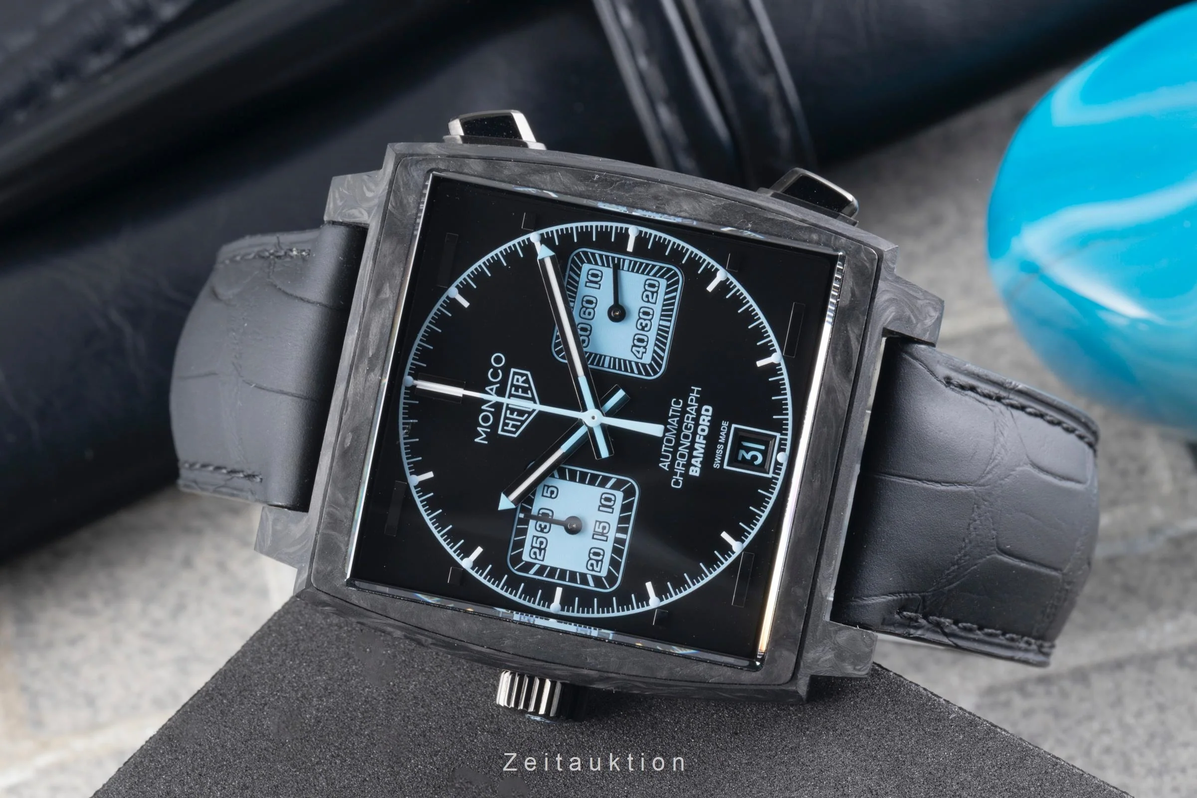 Tag Heuer Monaco chronograph carbon automatic men's watch CAW2190.FC6437 Limited  [2506994] - Image 3