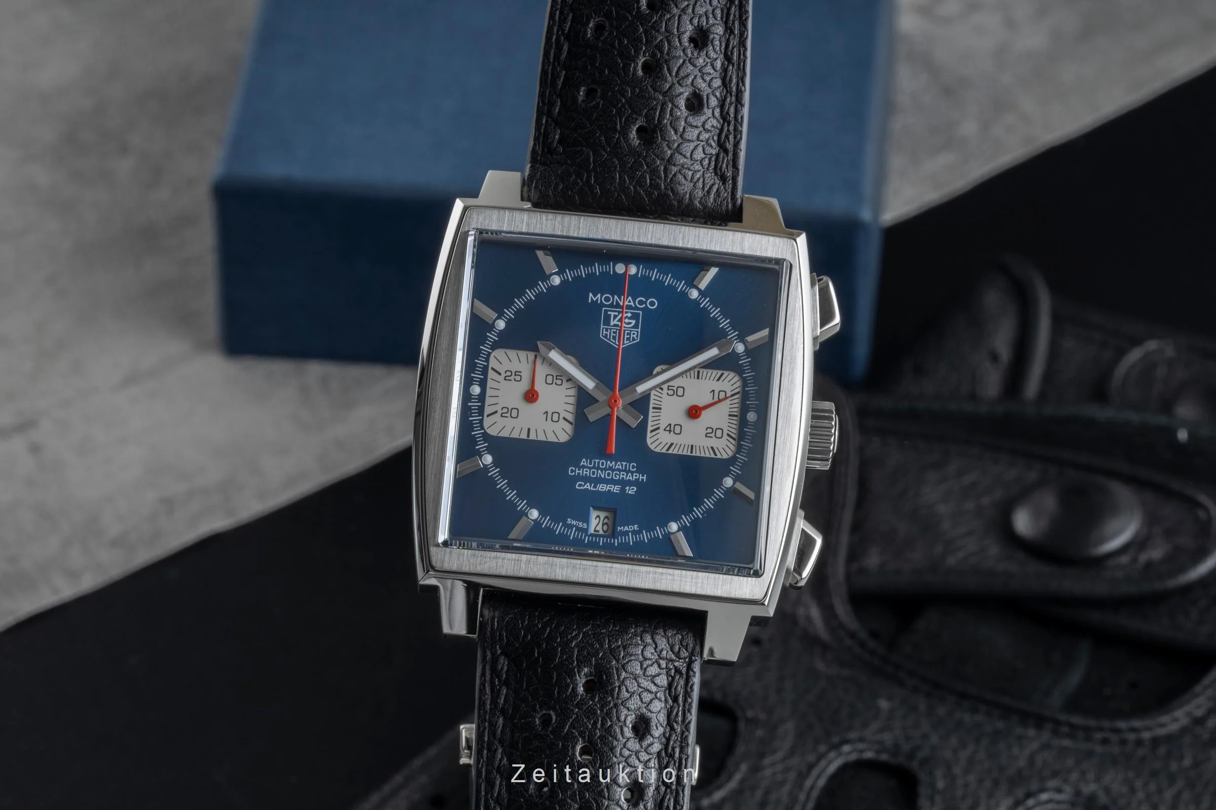 Tag Heuer Monaco chronograph steel automatic men's watch CAW2111.FC6183 LP: 7900EUR  [2505316] - Image 2