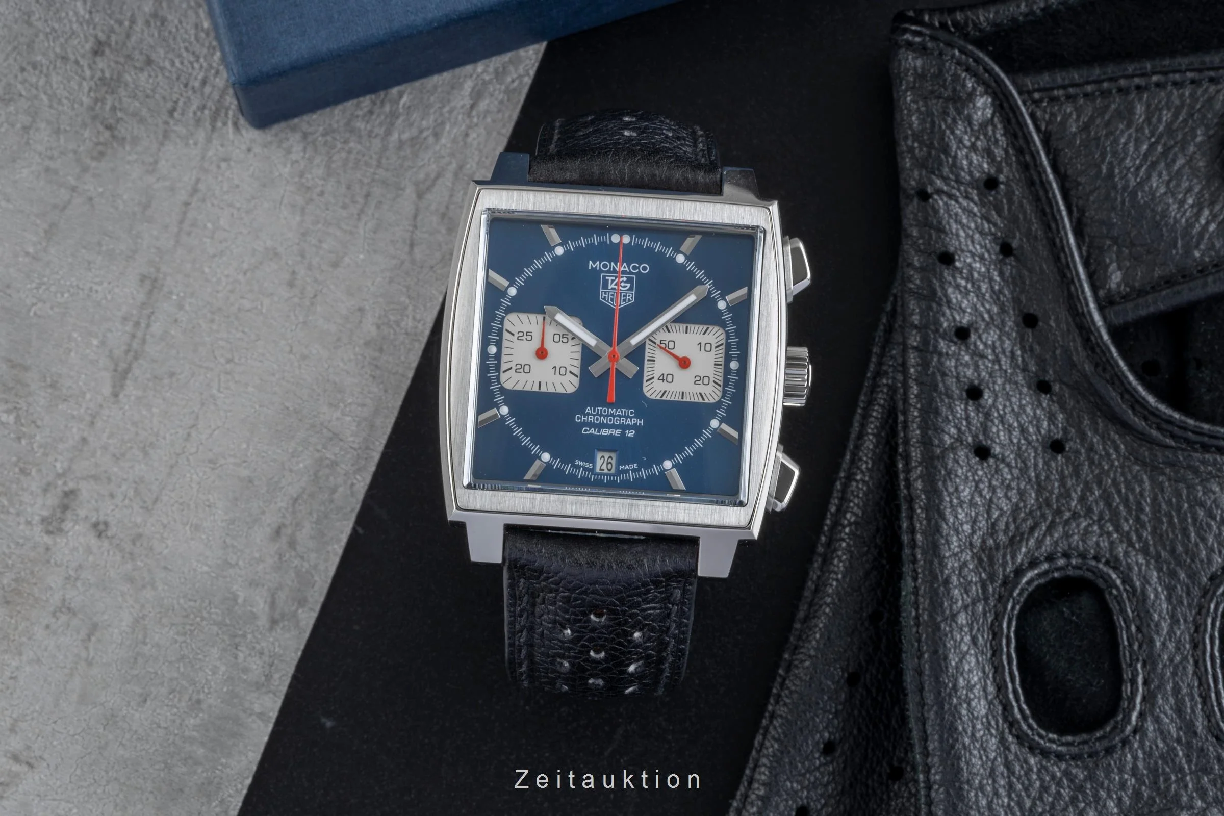 Tag Heuer Monaco chronograph steel automatic men's watch CAW2111.FC6183 LP: 7900EUR  [2505316] - Image 4
