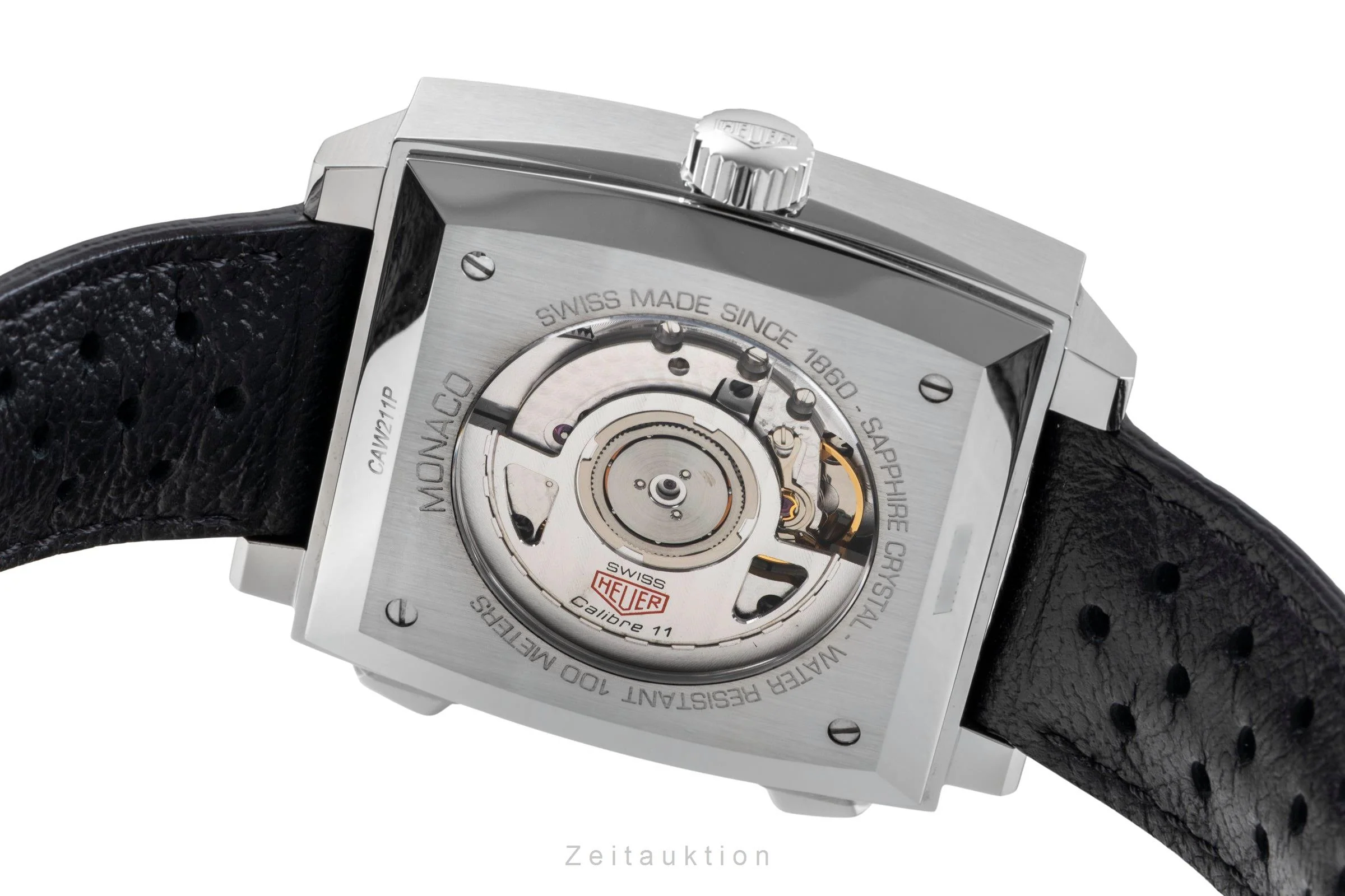 Tag Heuer Monaco chronograph steel automatic men's watch CAW2111.FC6356  [2505859] - Image 12