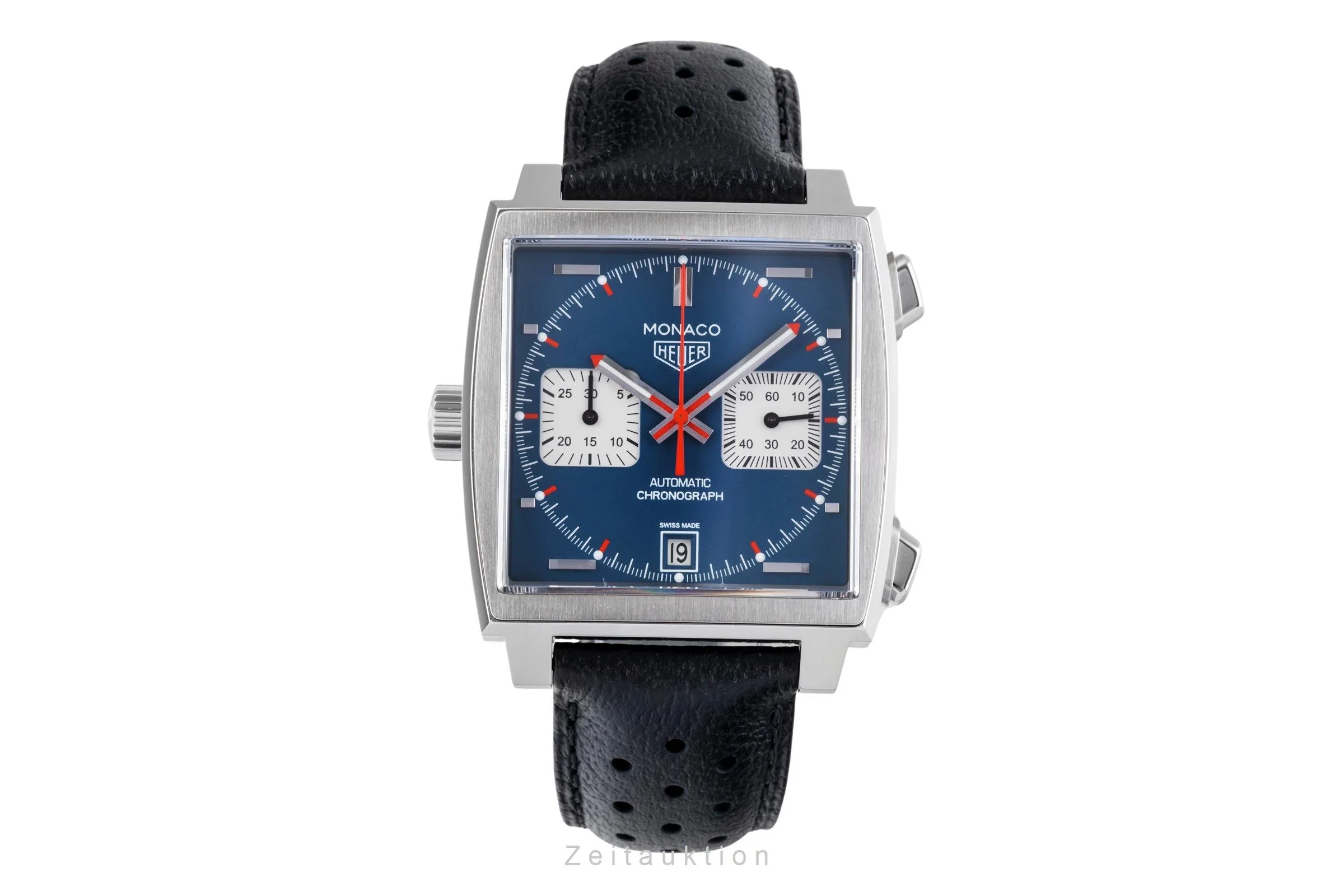 Tag Heuer Monaco chronograph steel automatic men's watch CAW2111.FC6356  [2505859] - Image 5