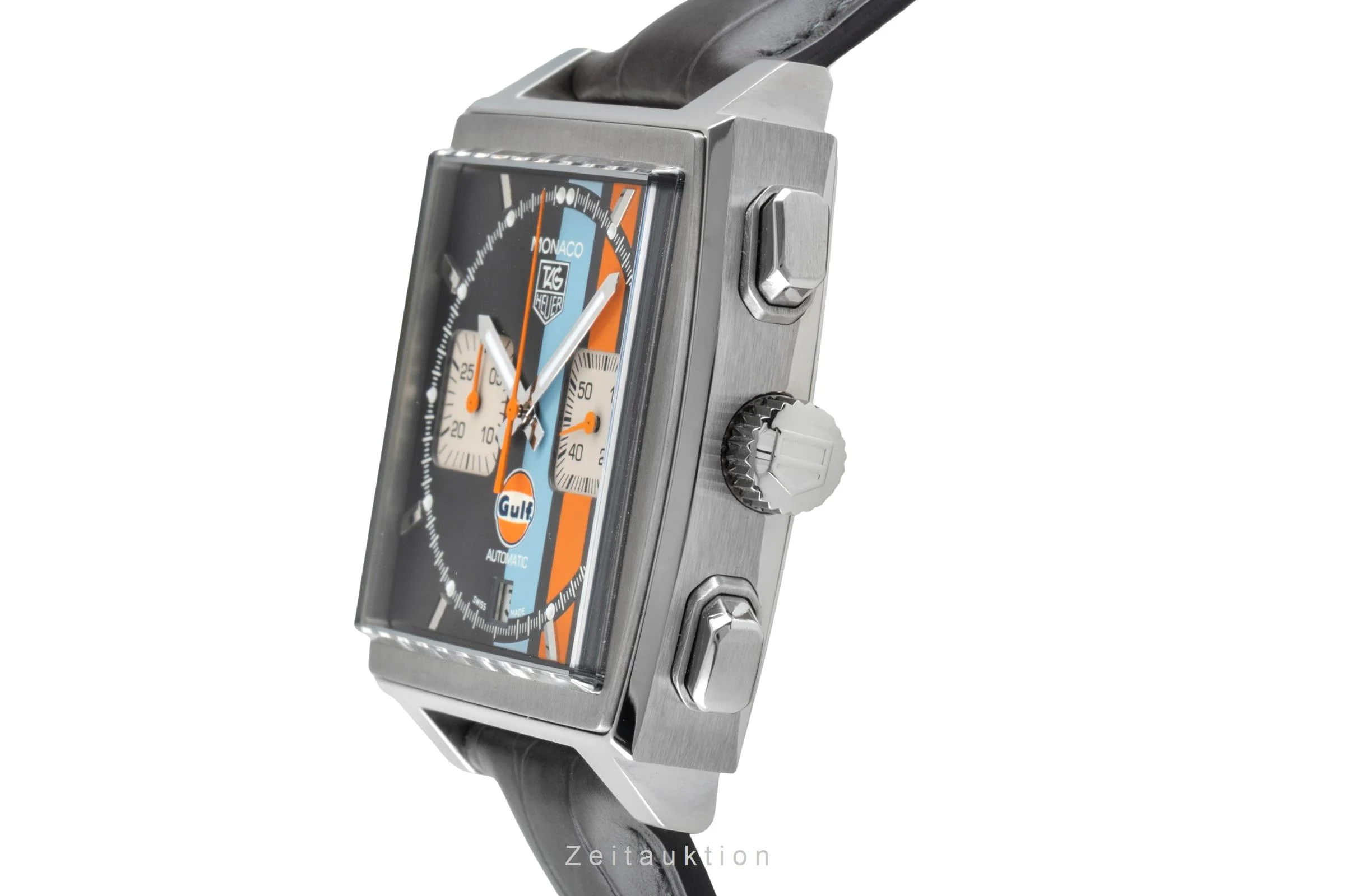 Tag Heuer Monaco chronograph steel automatic men's watch CAW2113.FC6250 Limited  [2507186] - Image 7
