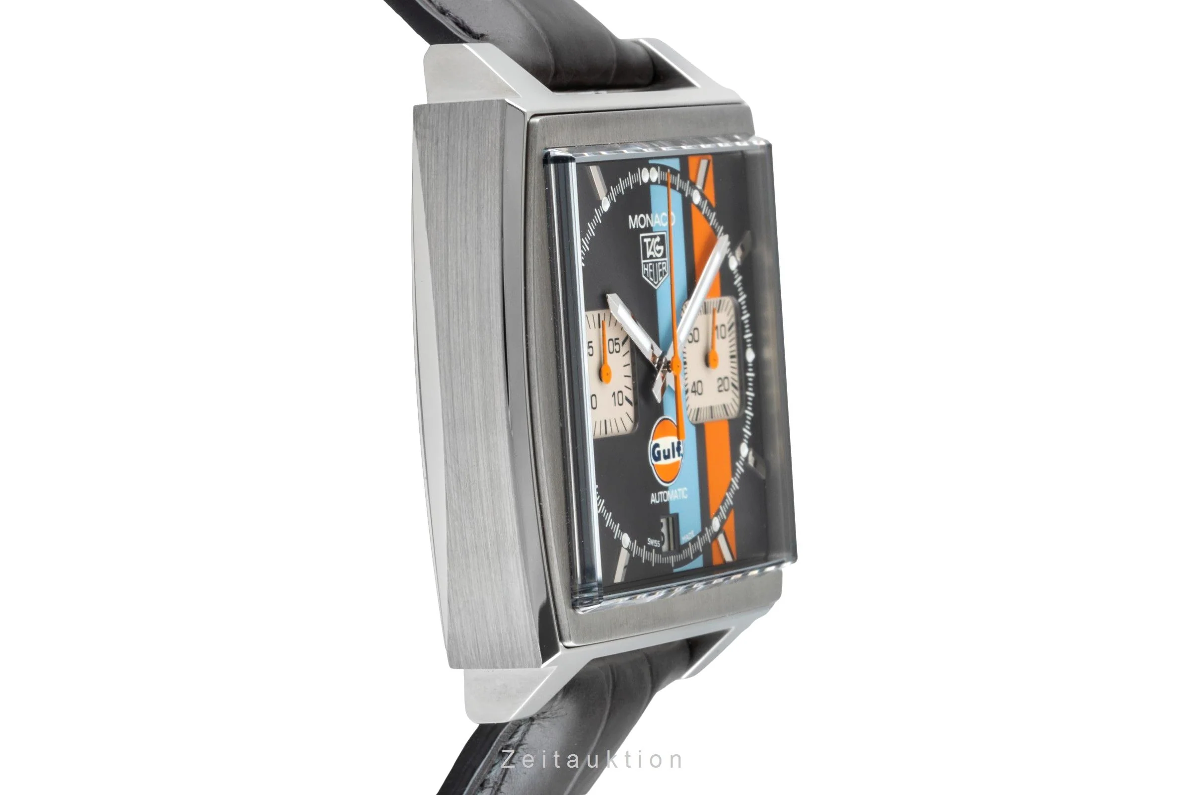 Tag Heuer Monaco chronograph steel automatic men's watch CAW2113.FC6250 Limited  [2507186] - Image 8