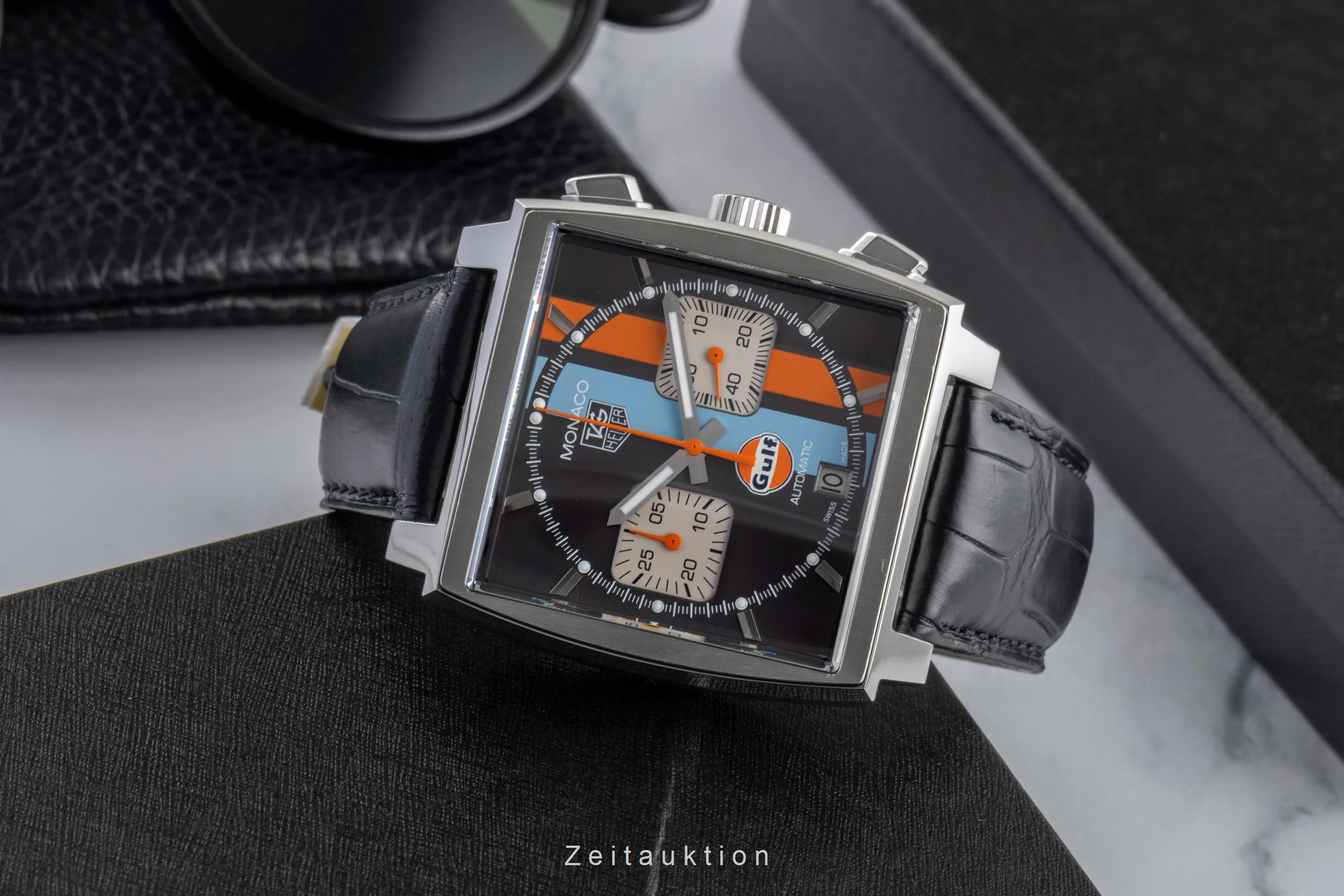 Tag Heuer Monaco chronograph steel automatic men's watch CAW2113. FC6250 Limited  [2600981] - Image 3
