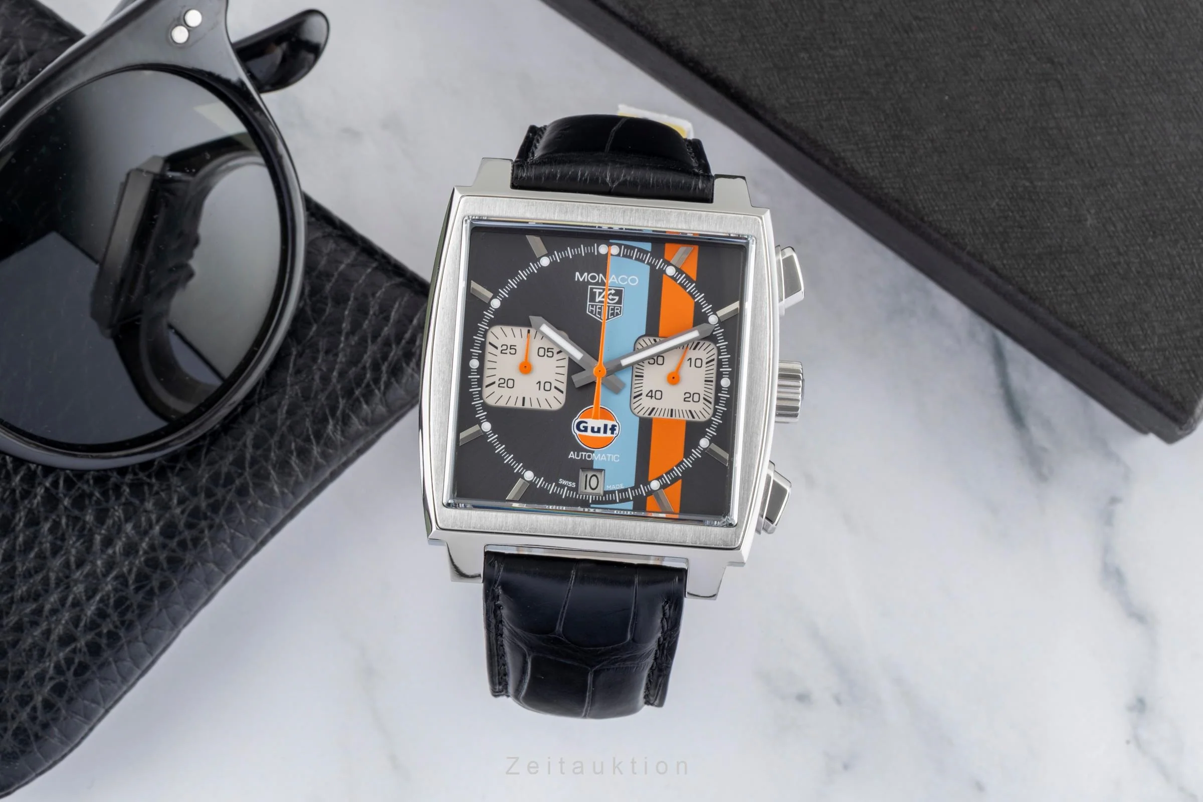 Tag Heuer Monaco chronograph steel automatic men's watch CAW2113. FC6250 Limited  [2600981] - Image 4