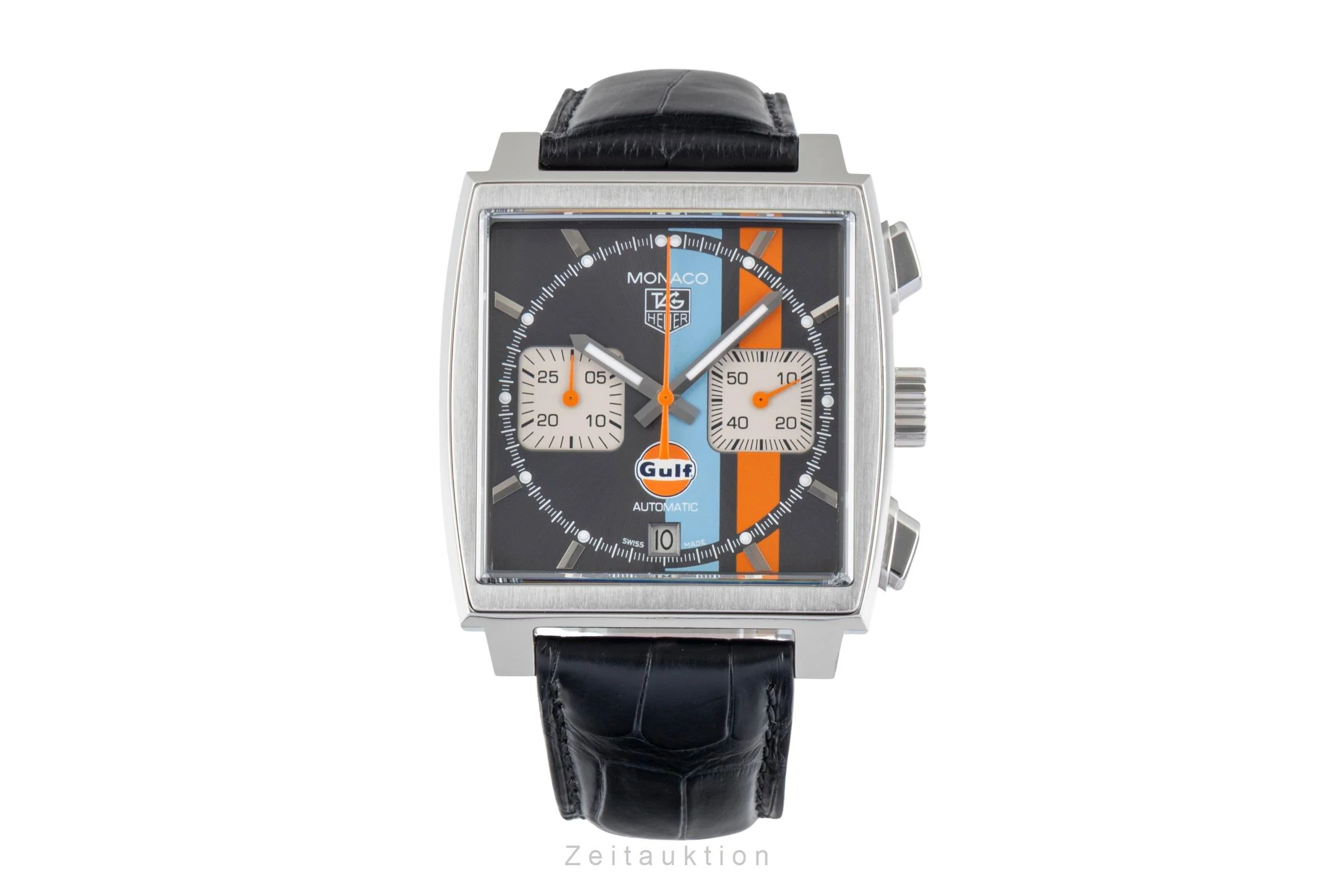 Tag Heuer Monaco chronograph steel automatic men's watch CAW2113. FC6250 Limited  [2600981] - Image 5