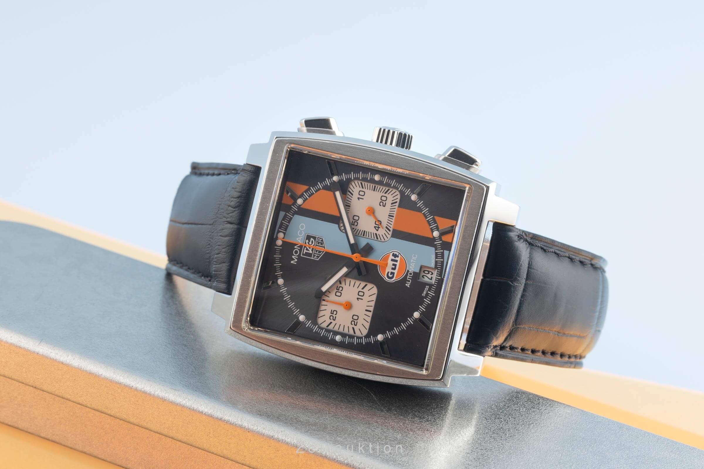 Tag Heuer Monaco chronograph steel automatic men's watch CAW2113FC6250 LP: 7900EUR Limited  [2501439] - Image 3