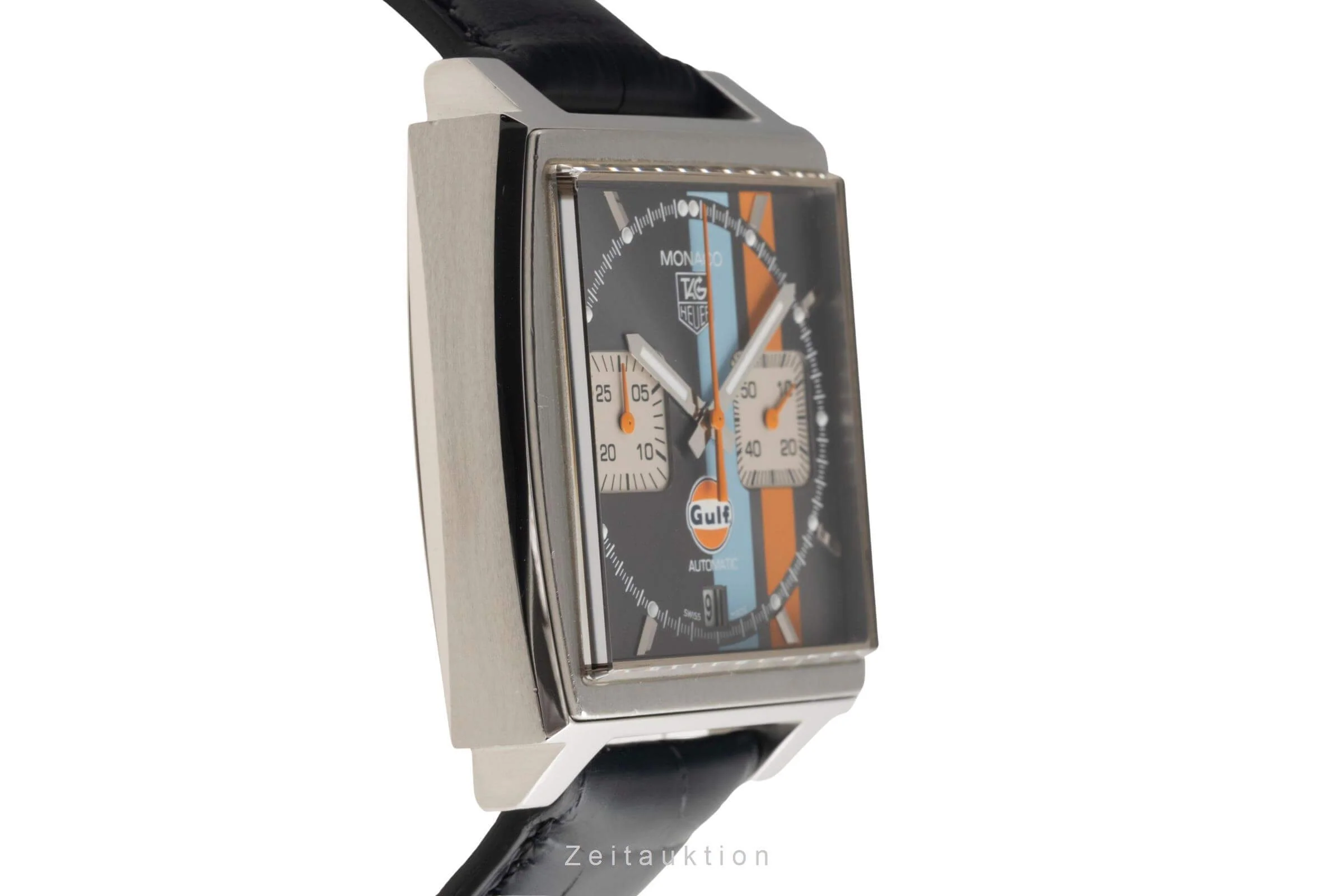 Tag Heuer Monaco chronograph steel automatic men's watch CAW2113FC6250 LP: 7900EUR Limited  [2501439] - Image 8